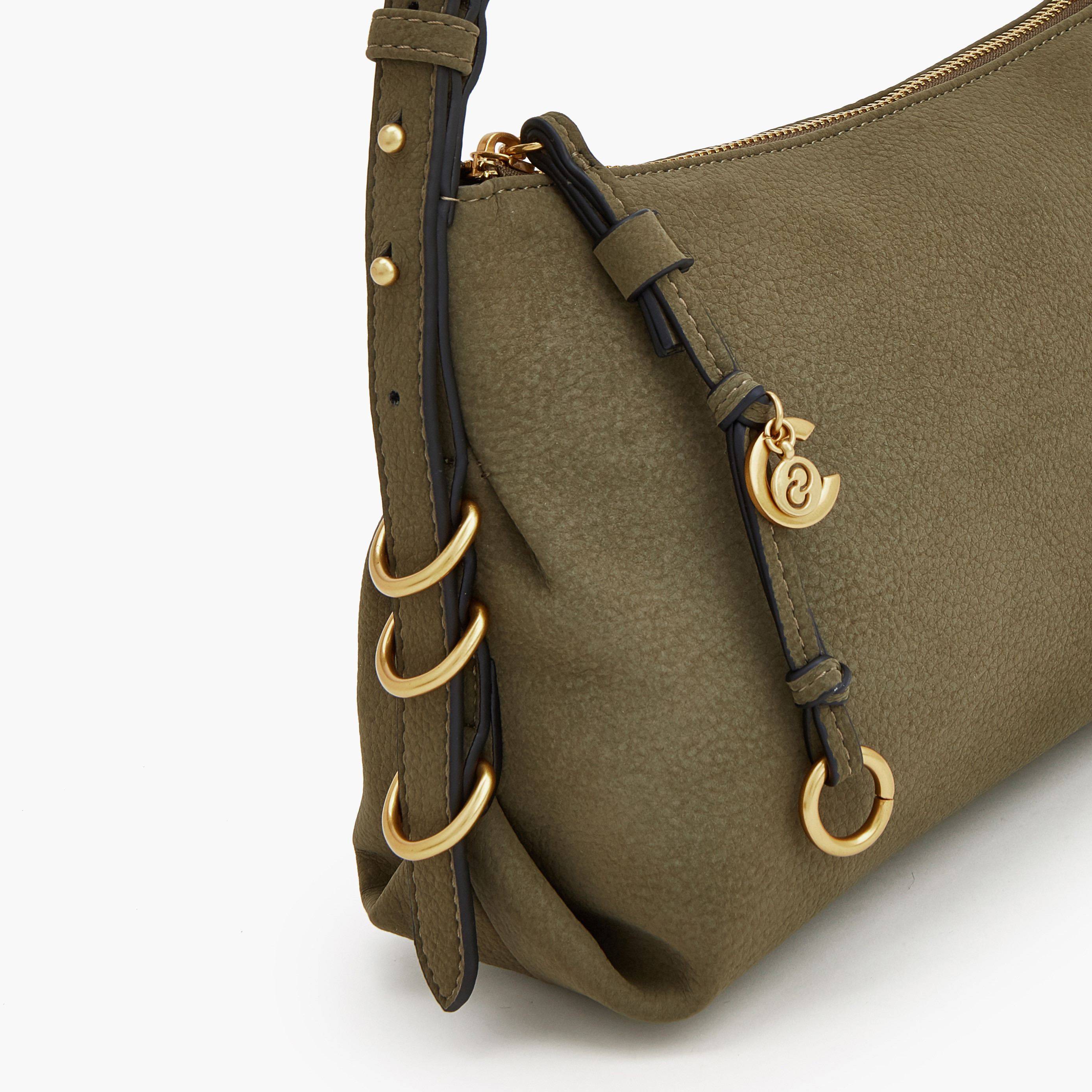 Celeste Suede Shoulder Bag with Metallic Accent-women-bagsandwallets-handbags-image-3