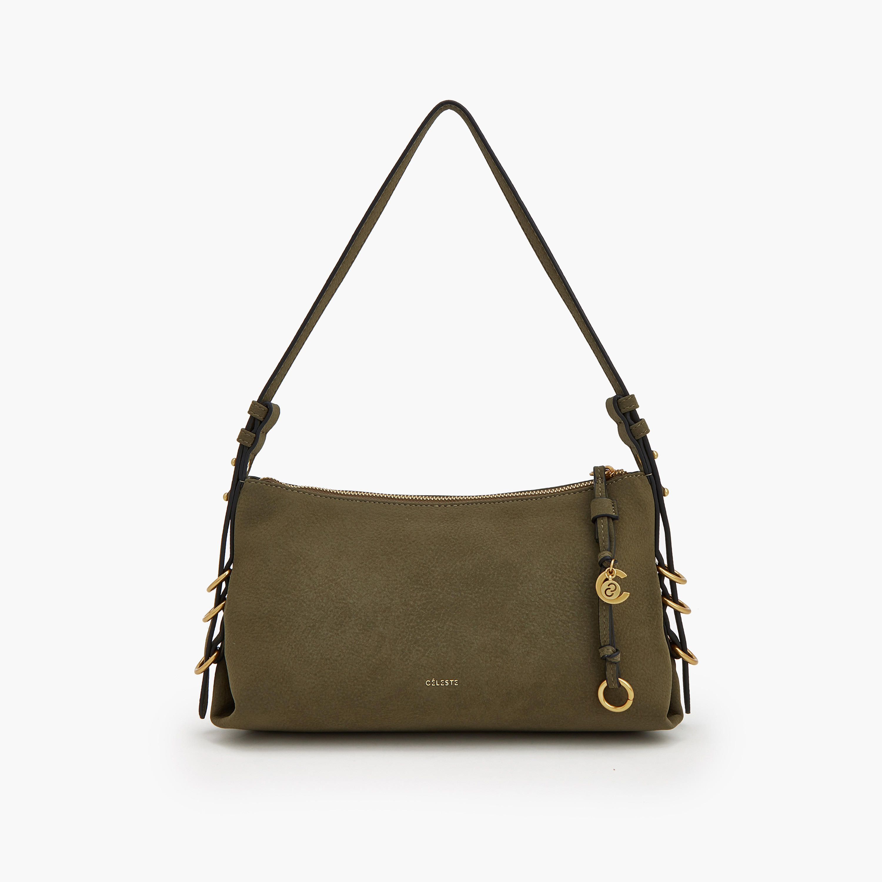 Celeste Suede Shoulder Bag with Metallic Accent-women-bagsandwallets-handbags-image-4