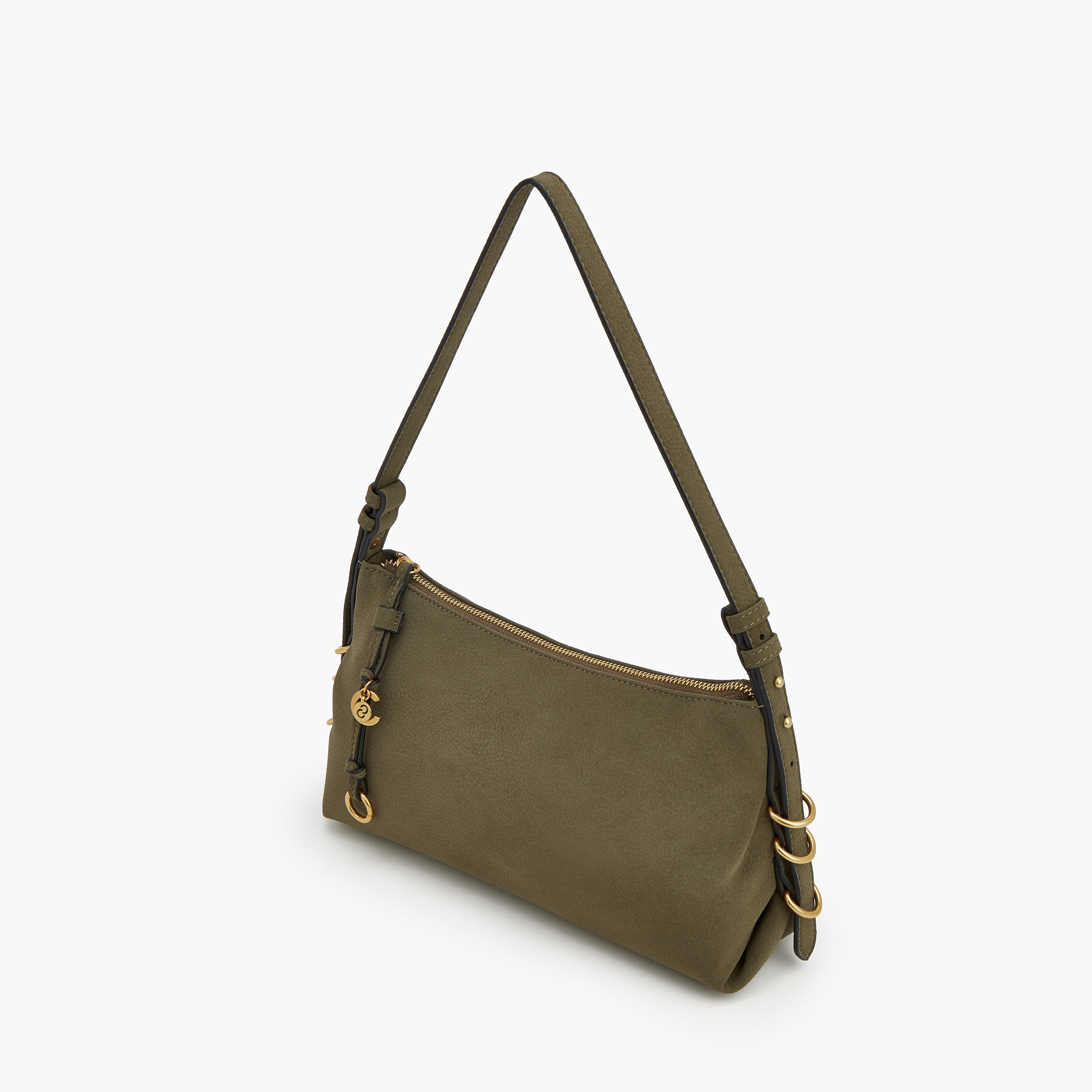 Celeste Suede Shoulder Bag with Metallic Accent-women-bagsandwallets-handbags-image-5