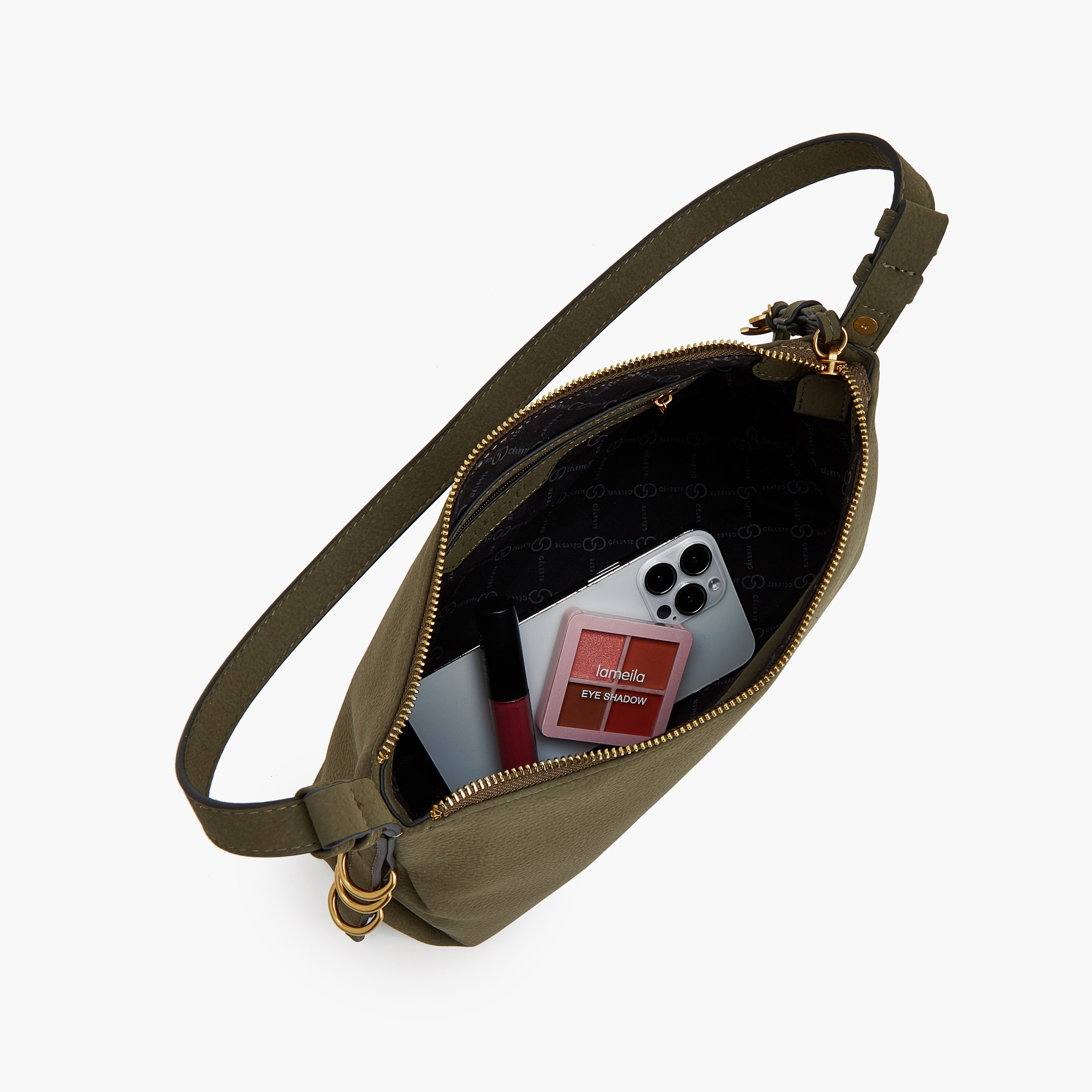 Celeste Suede Shoulder Bag with Metallic Accent-women-bagsandwallets-handbags-image-7
