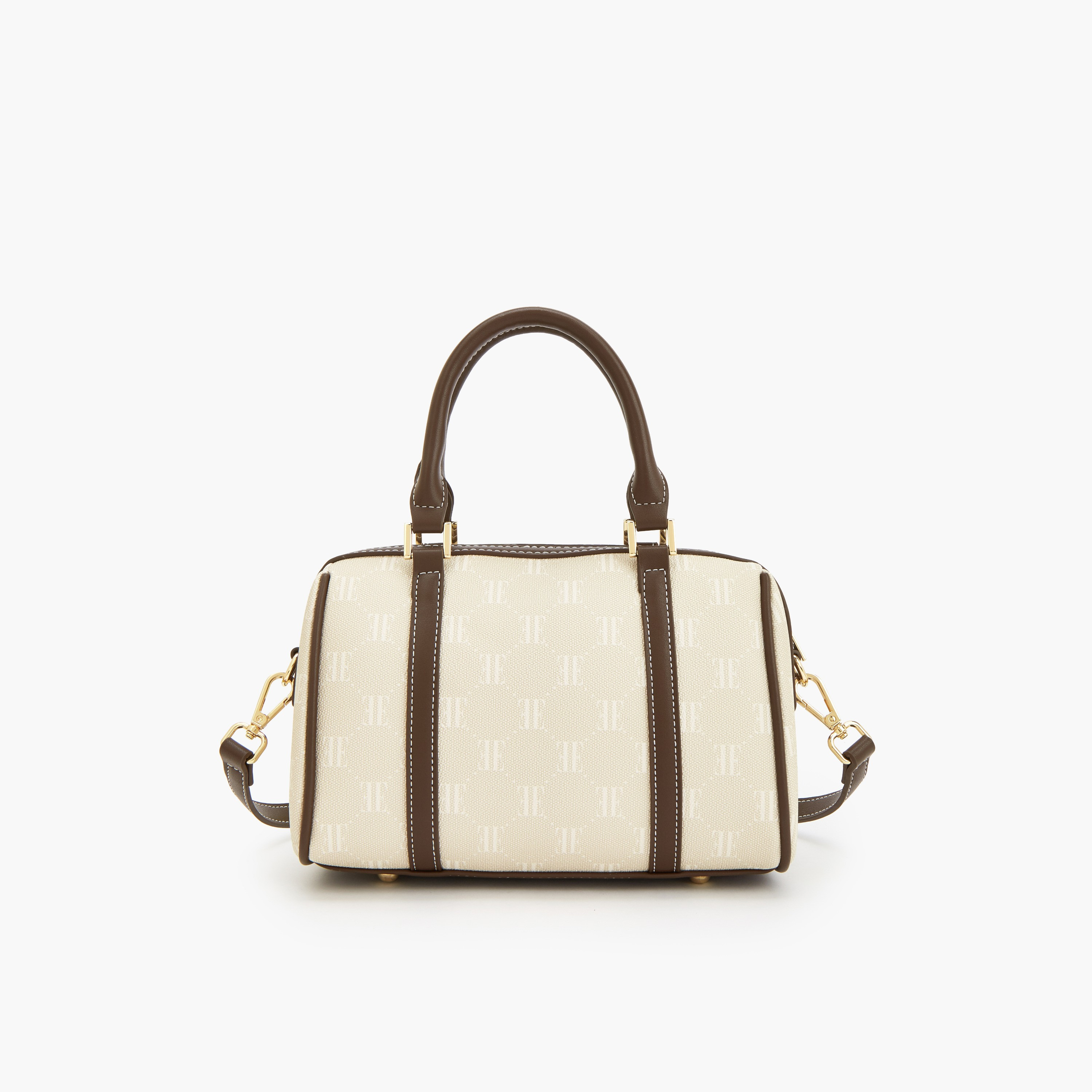 Elle Monogram Print Tote Bag with Detachable Strap-women-bagsandwallets-handbags-image-5