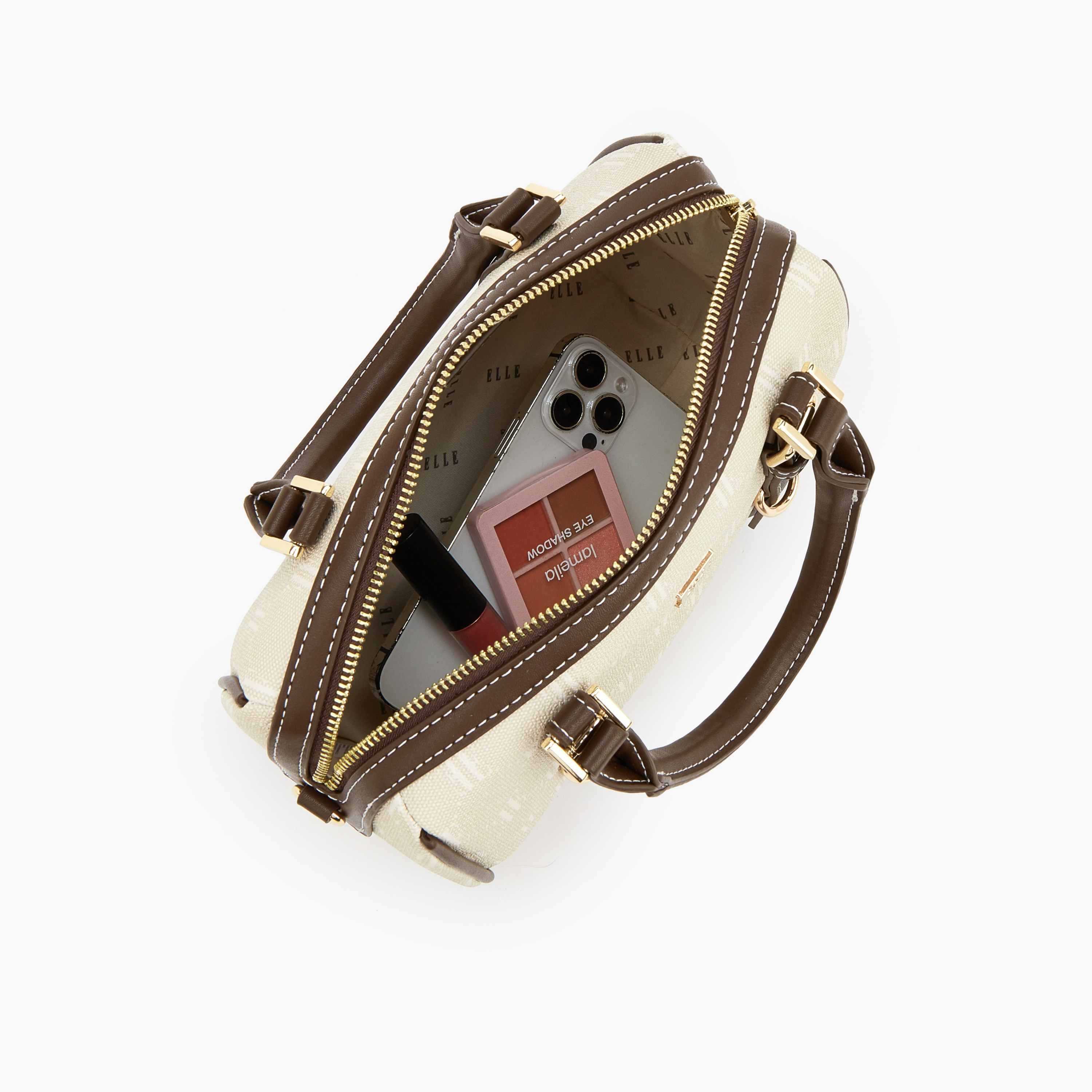 Elle Monogram Print Tote Bag with Detachable Strap-women-bagsandwallets-handbags-image-7