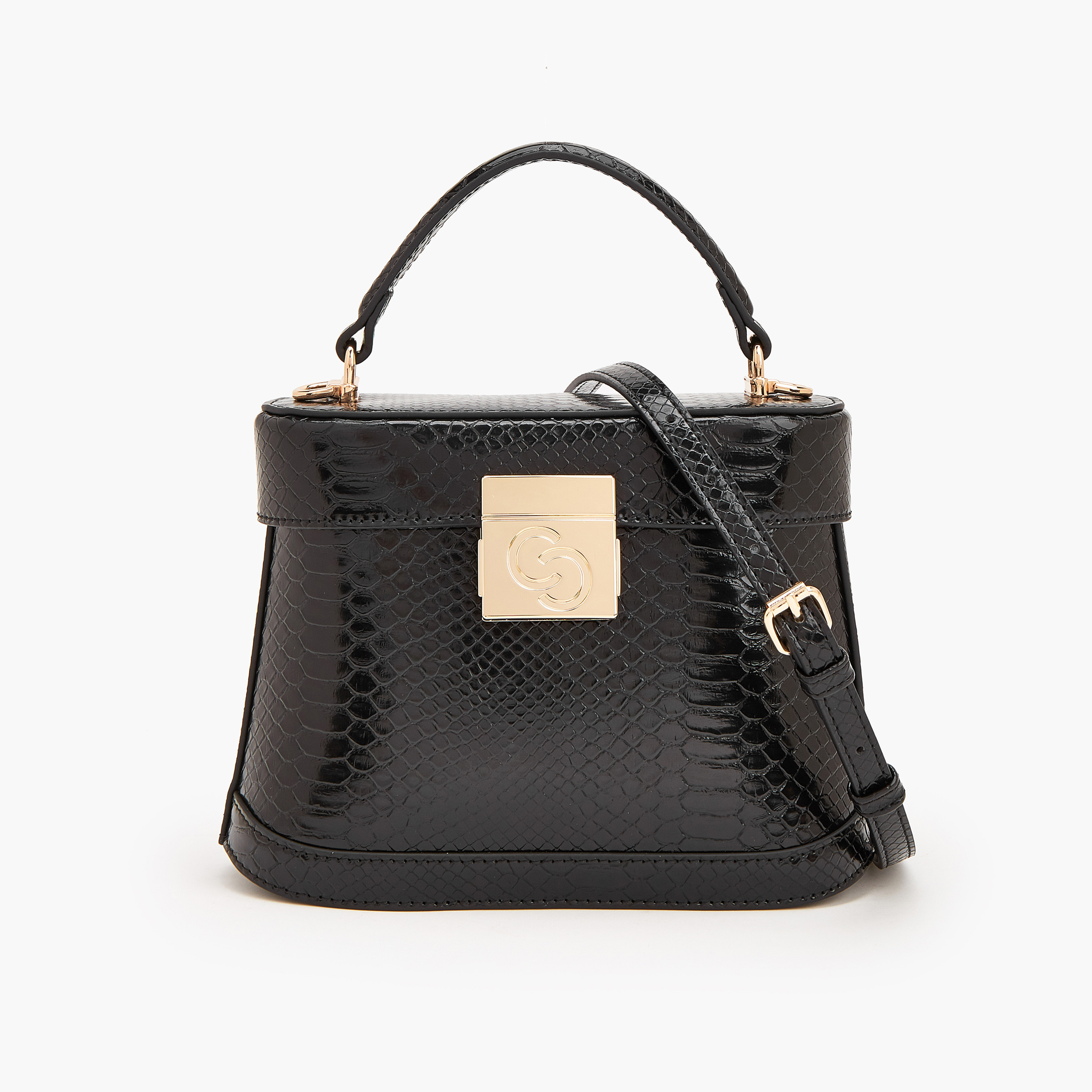 Celeste Animal Print Satchel Bag with Detachable Strap-women-bagsandwallets-handbags-image-1