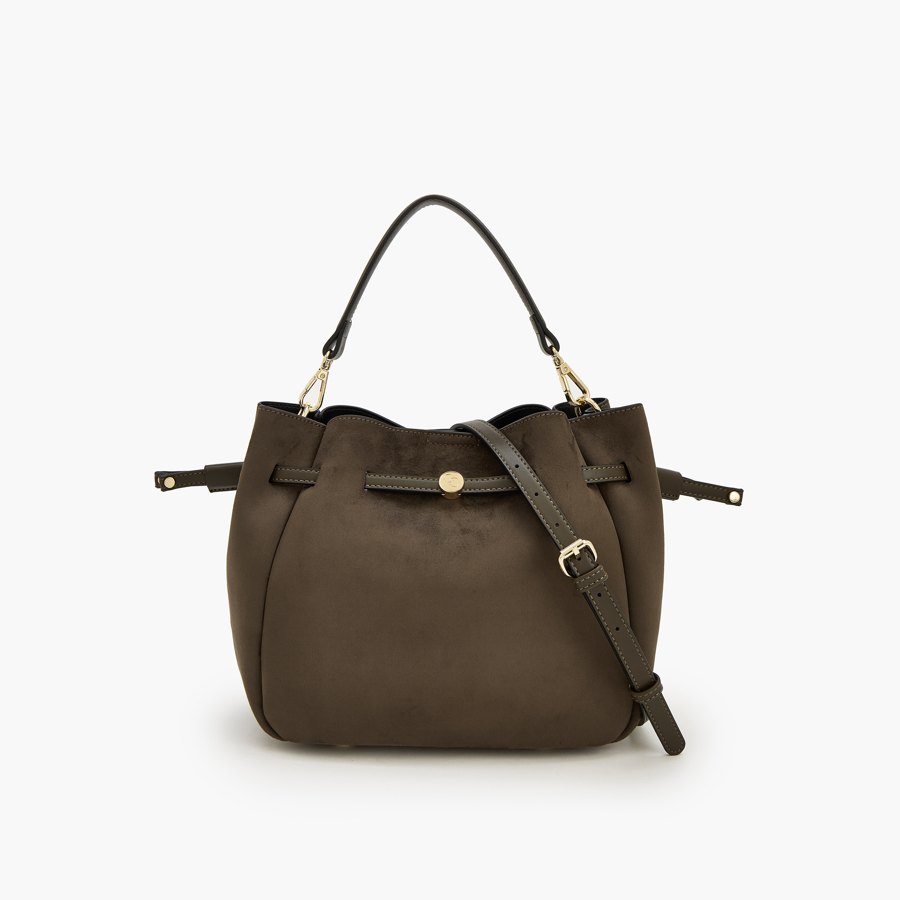 Celeste Suede Bucket Bag with Detachable Strap-women-bagsandwallets-handbags-image-1