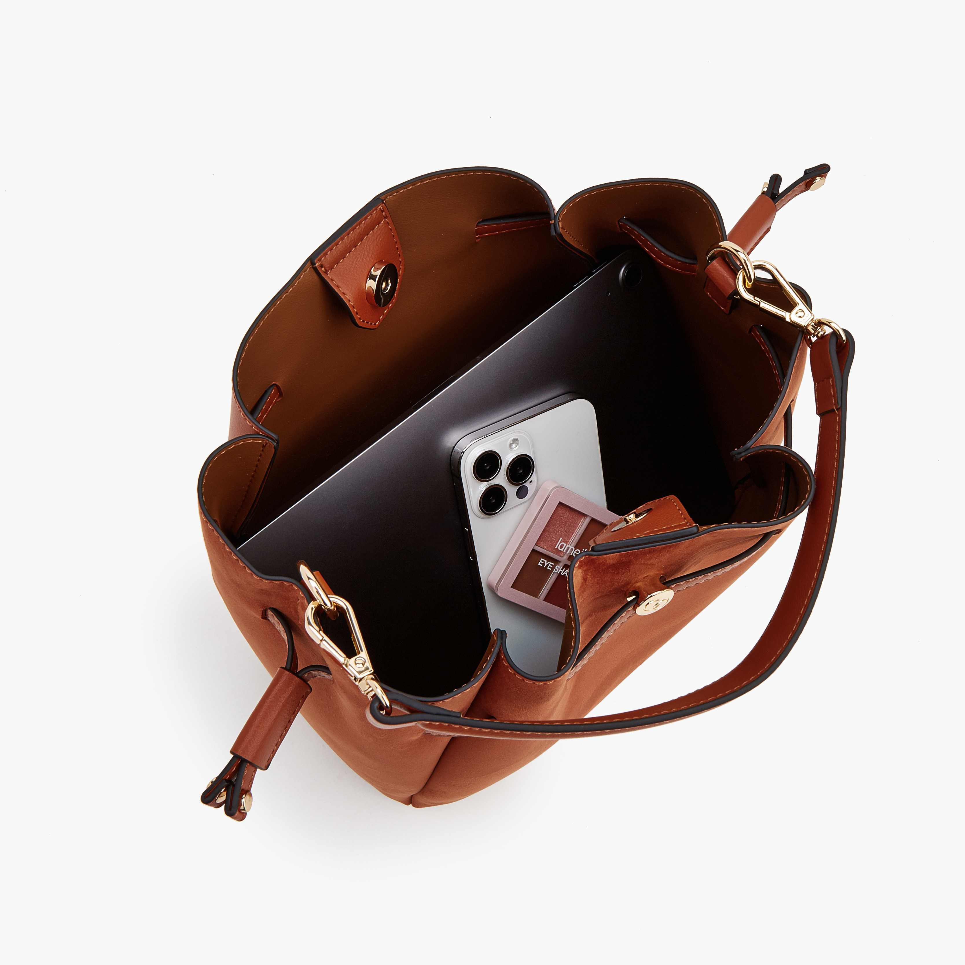 Celeste Suede Bucket Bag with Detachable Strap-women-bagsandwallets-handbags-image-7