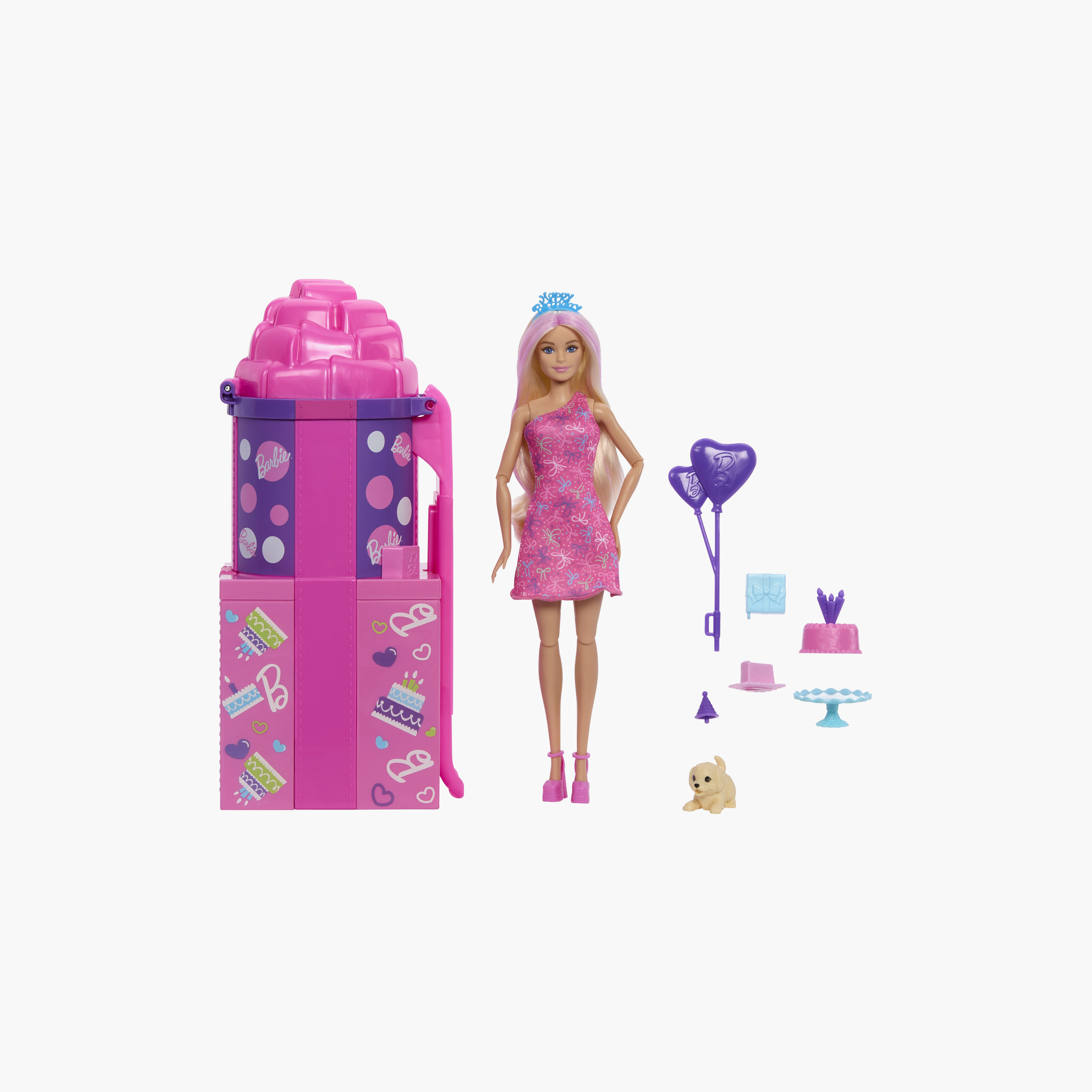 Barbie Party Unboxed Surprise & Slide Doll with Accessories-toys-dollsandplaysets-dolls-image-1