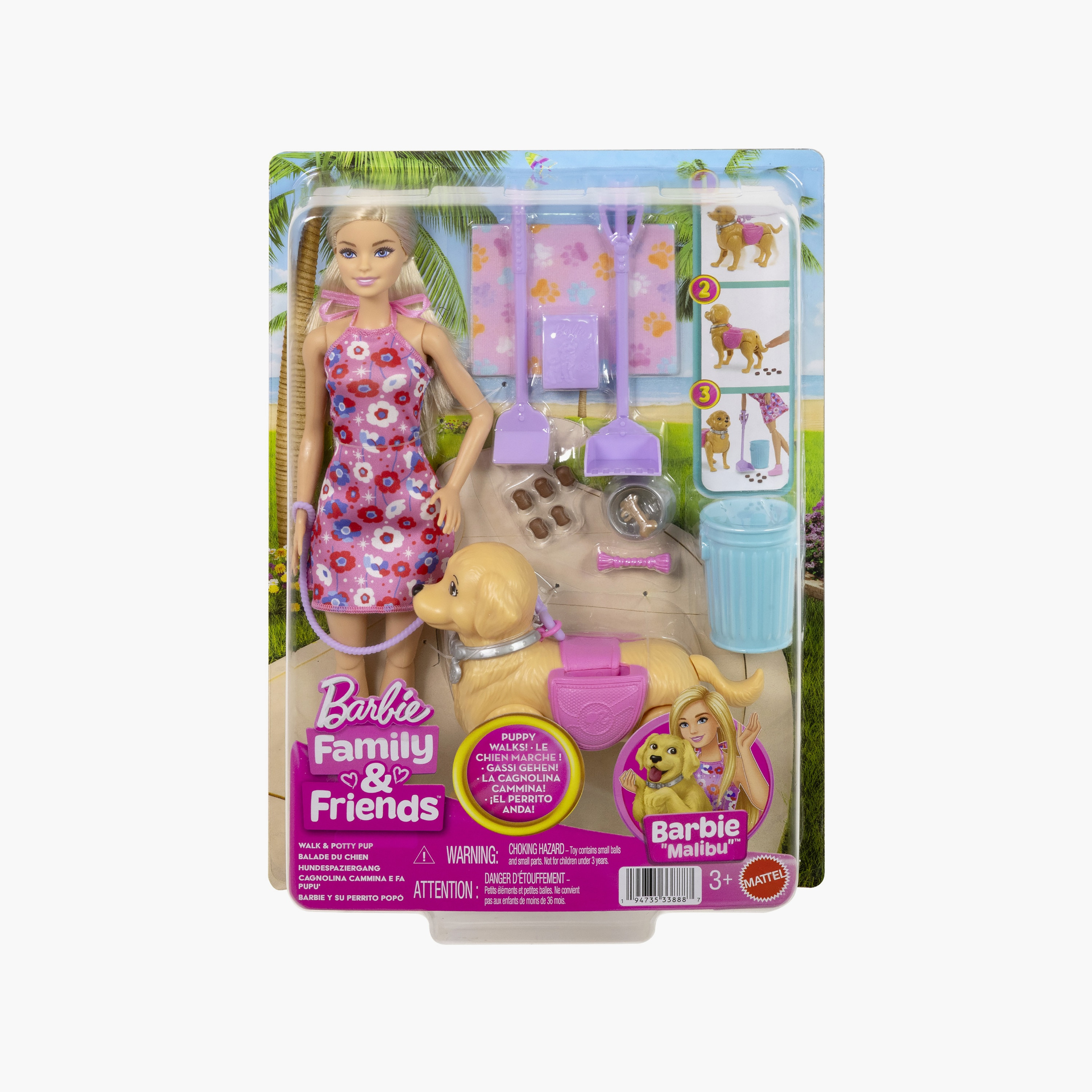 Barbie Family & Friends Walk & Potty Doll with Accessories-toys-dollsandplaysets-dolls-image-4