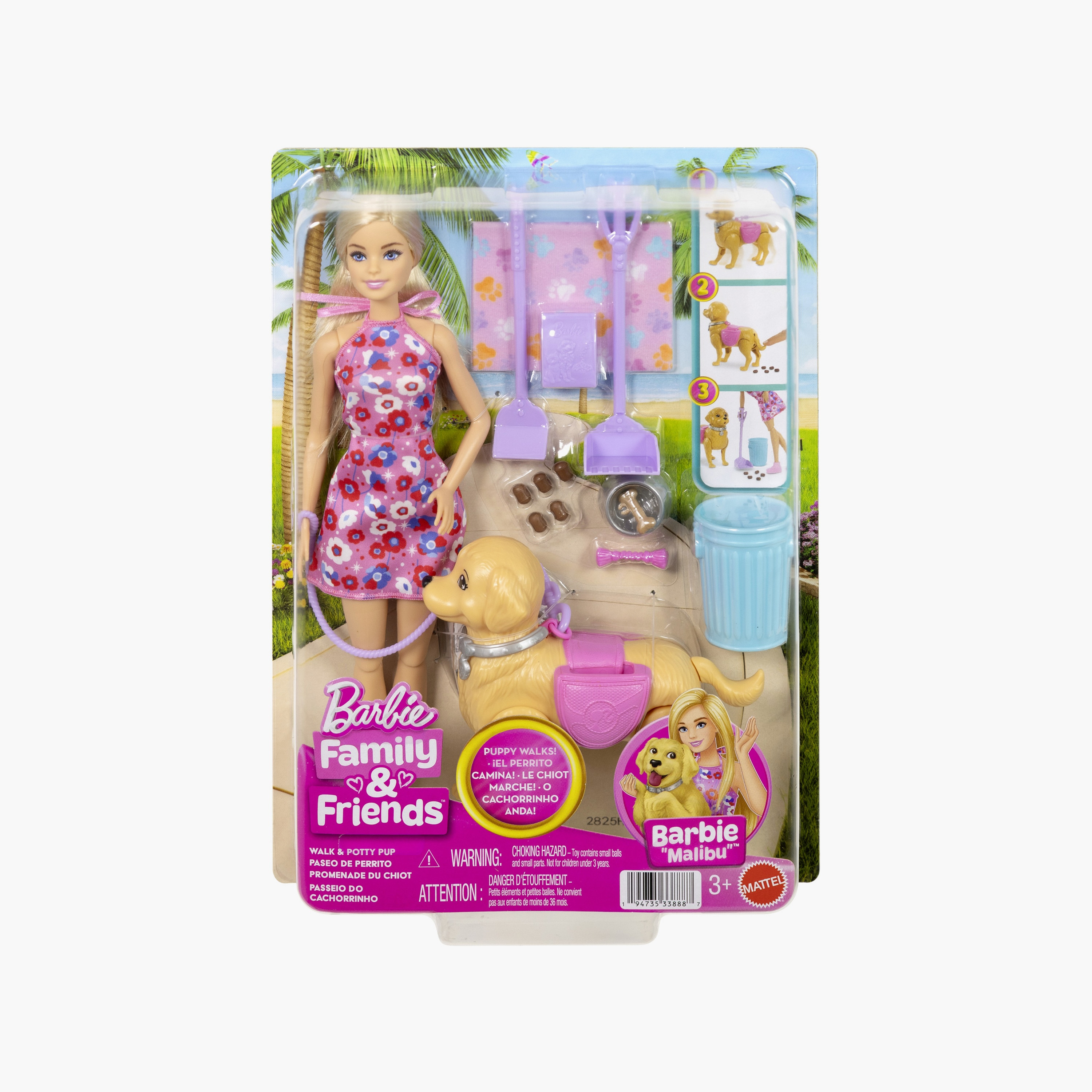 Barbie Family & Friends Walk & Potty Doll with Accessories-toys-dollsandplaysets-dolls-image-5