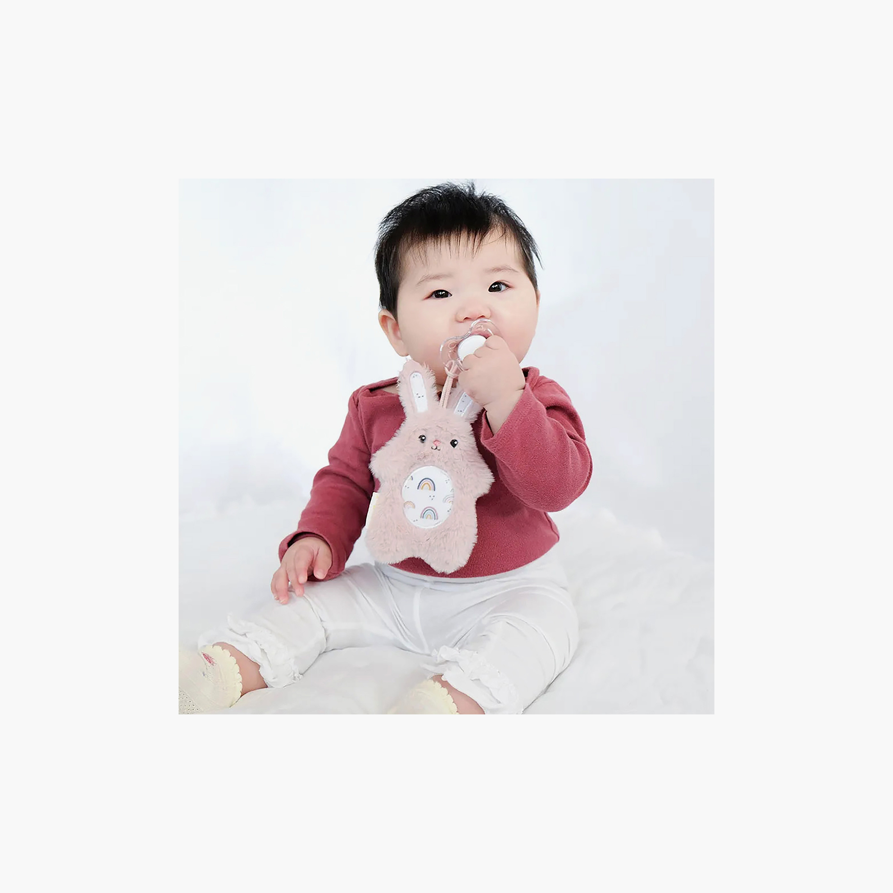 مشبك وحامل لهاية من إنفانتينو - 0+ شهر-baby-feeding-pacifiers-image-2