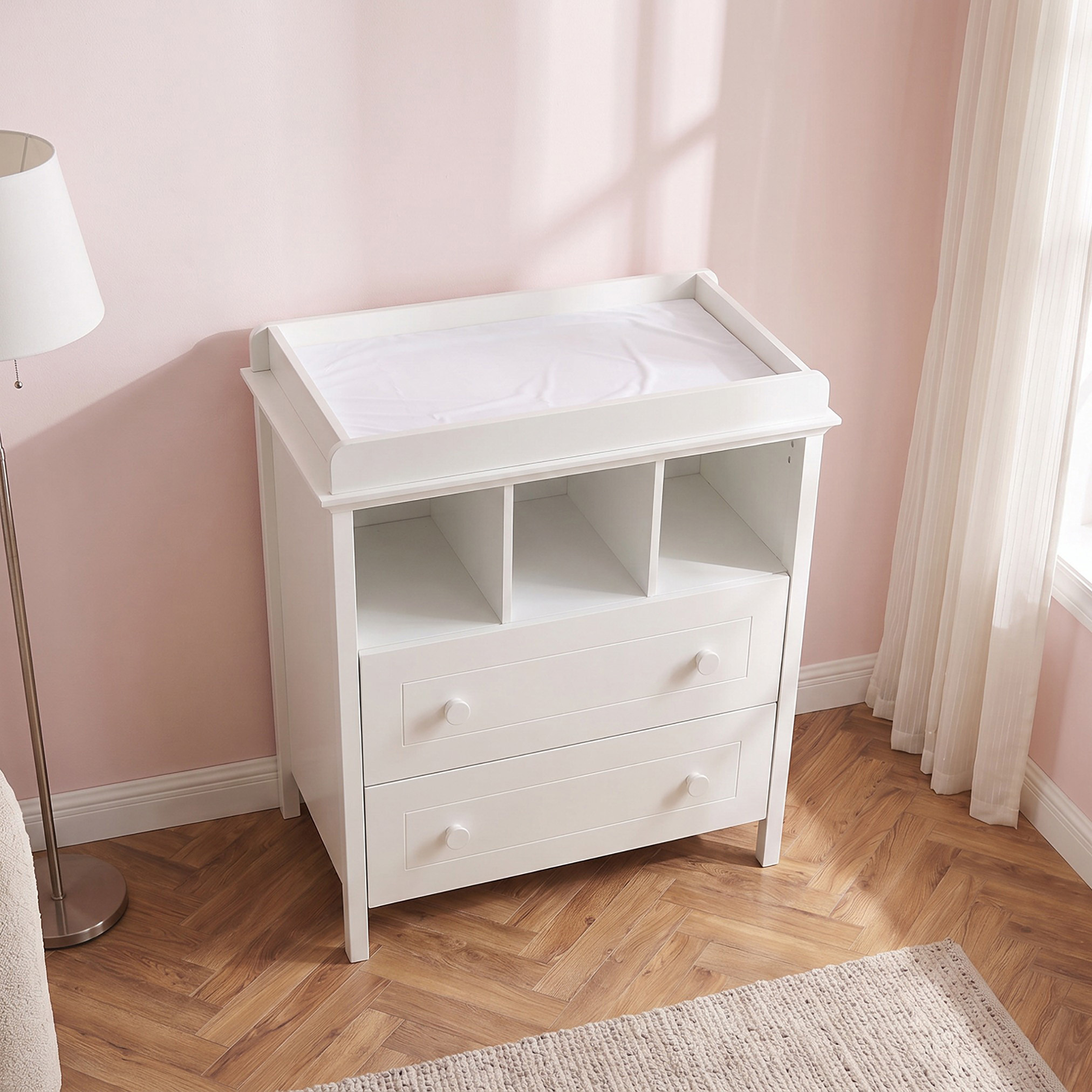 Juniors Adrian Changing Table Chest of Drawers-baby-nursery-furniture-cribsandbeds-babycribs-image-4