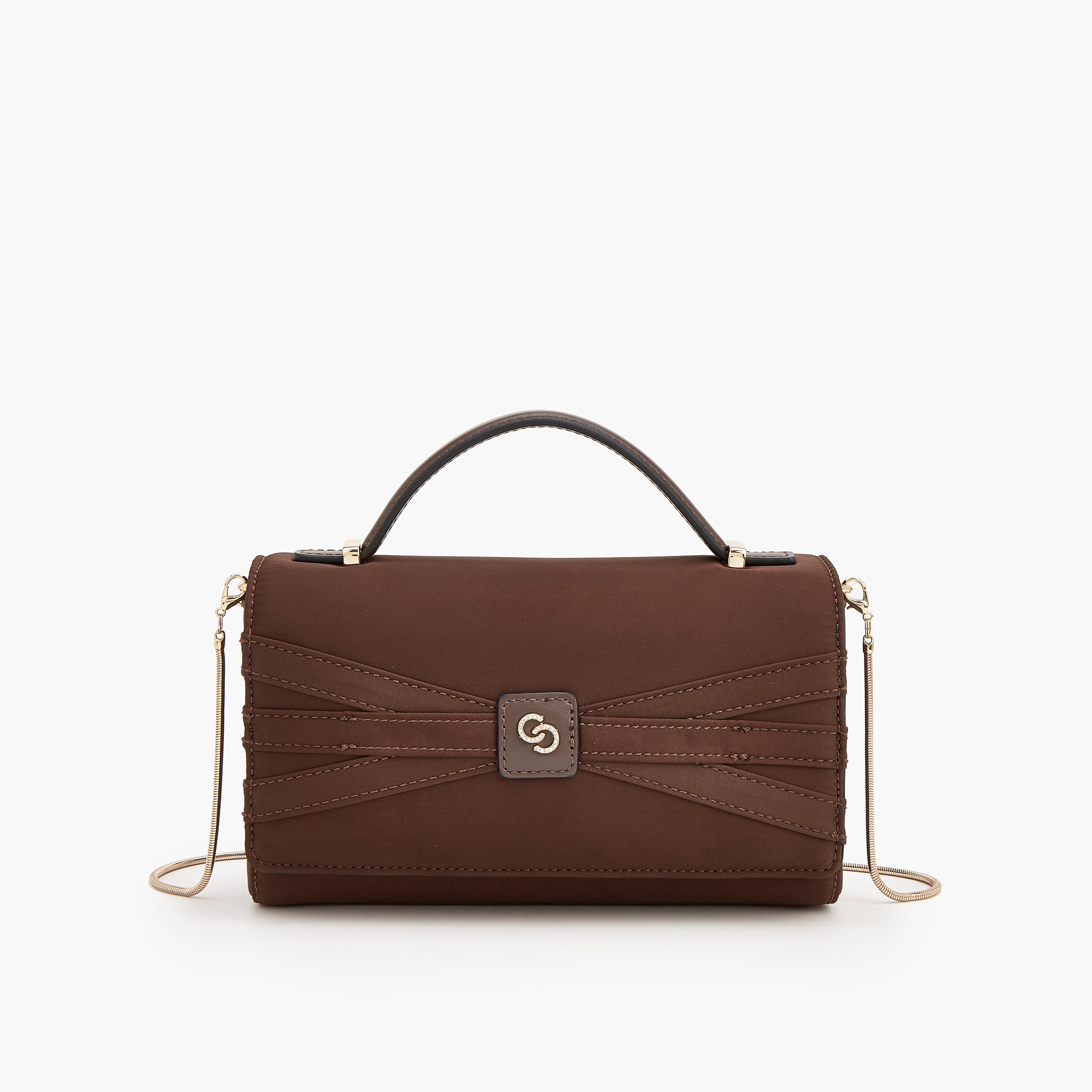 حقيبة ساتشيل ساتان بحزام سلسلة من سيليست-women-bagsandwallets-handbags-image-1