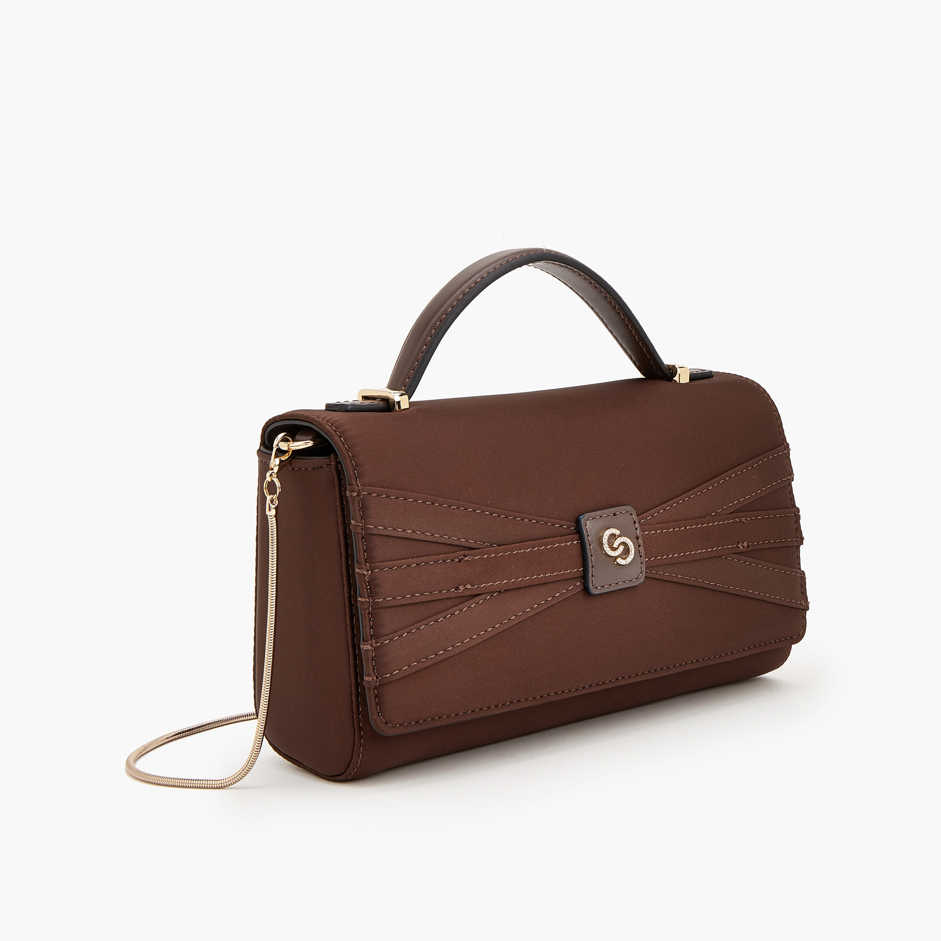 حقيبة ساتشيل ساتان بحزام سلسلة من سيليست-women-bagsandwallets-handbags-image-2