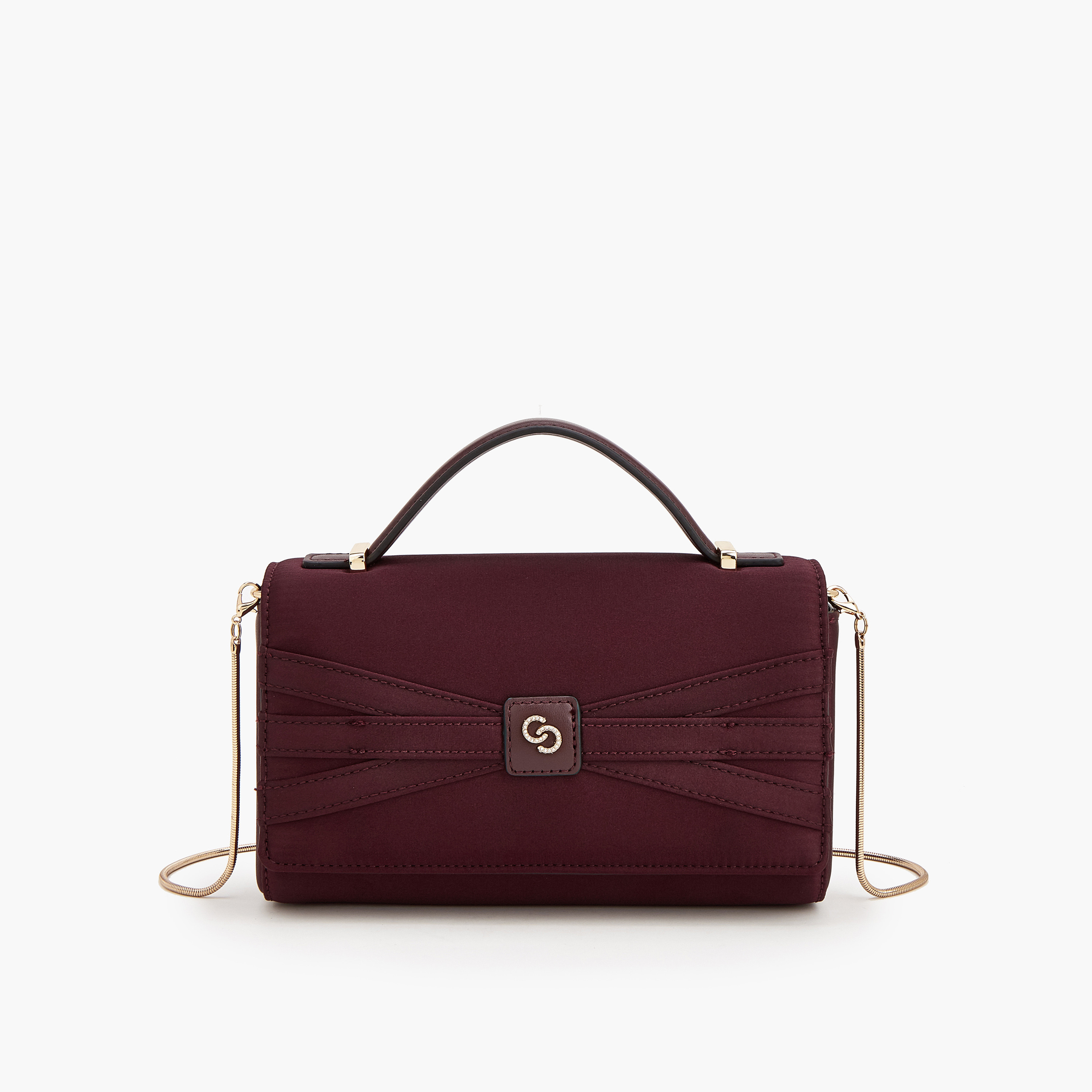حقيبة ساتشيل ساتان بحزام سلسلة من سيليست-women-bagsandwallets-handbags-image-1