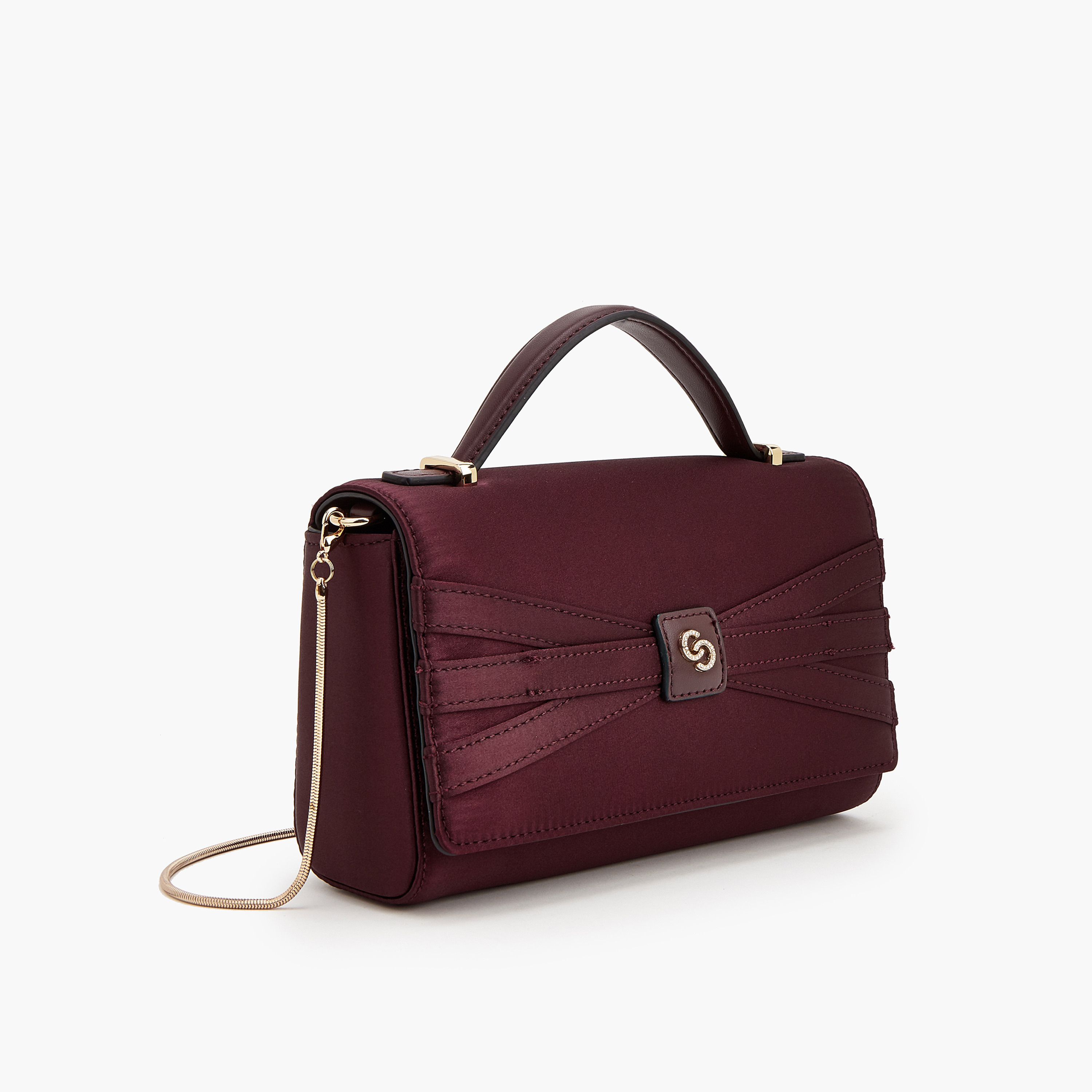 حقيبة ساتشيل ساتان بحزام سلسلة من سيليست-women-bagsandwallets-handbags-image-2