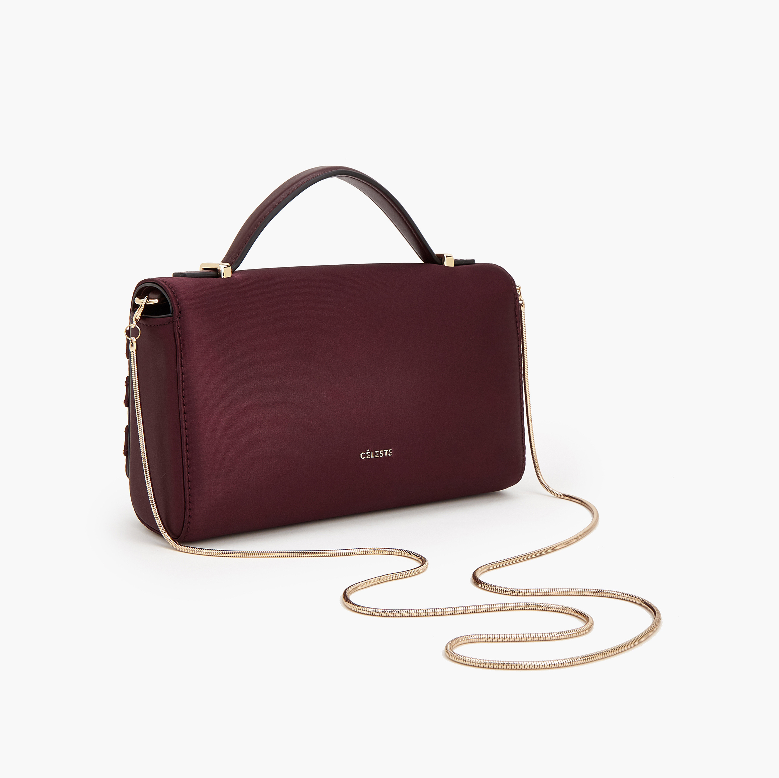 حقيبة ساتشيل ساتان بحزام سلسلة من سيليست-women-bagsandwallets-handbags-image-4