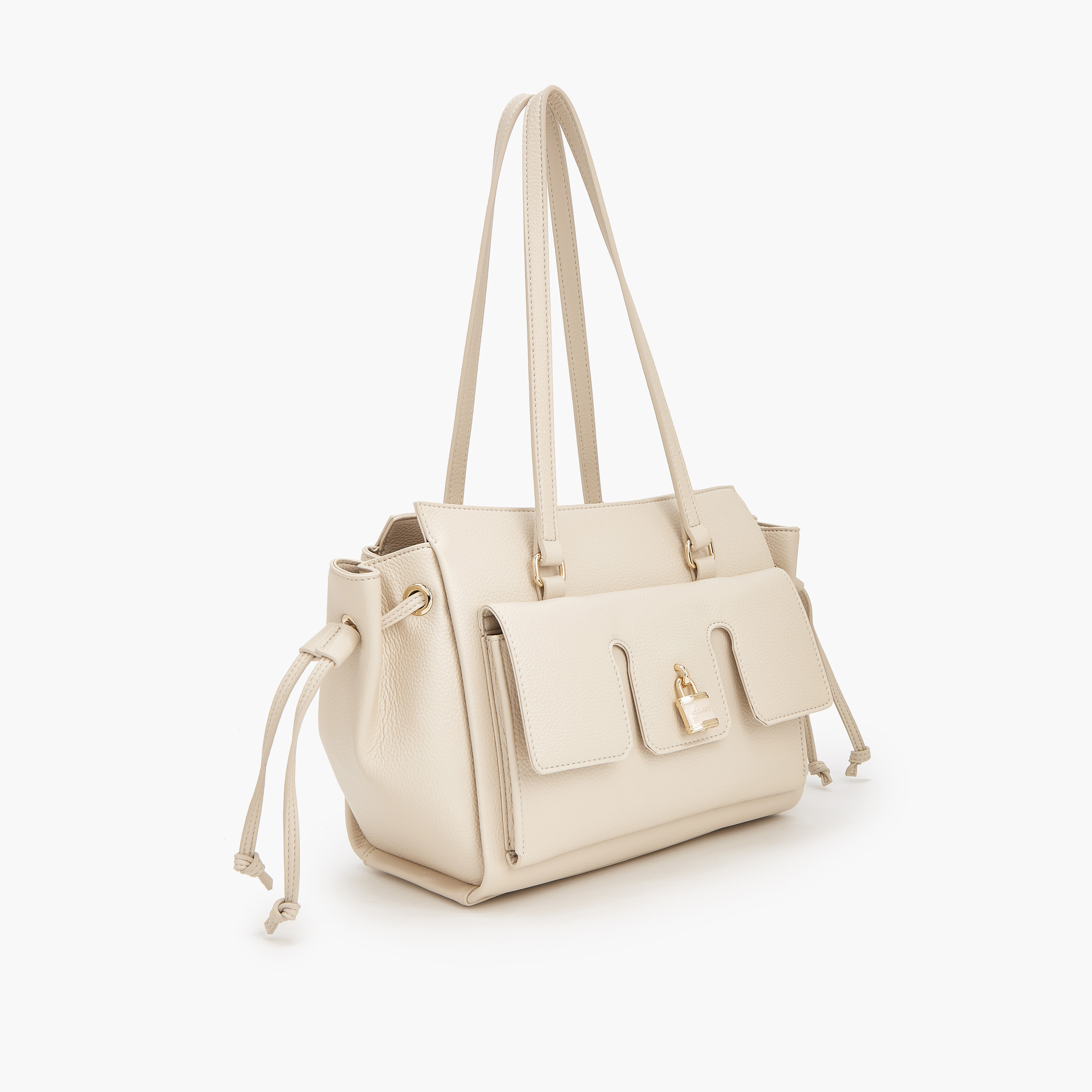Celeste Metallic Accent Tote Bag with Zip Closure-women-bagsandwallets-handbags-image-2