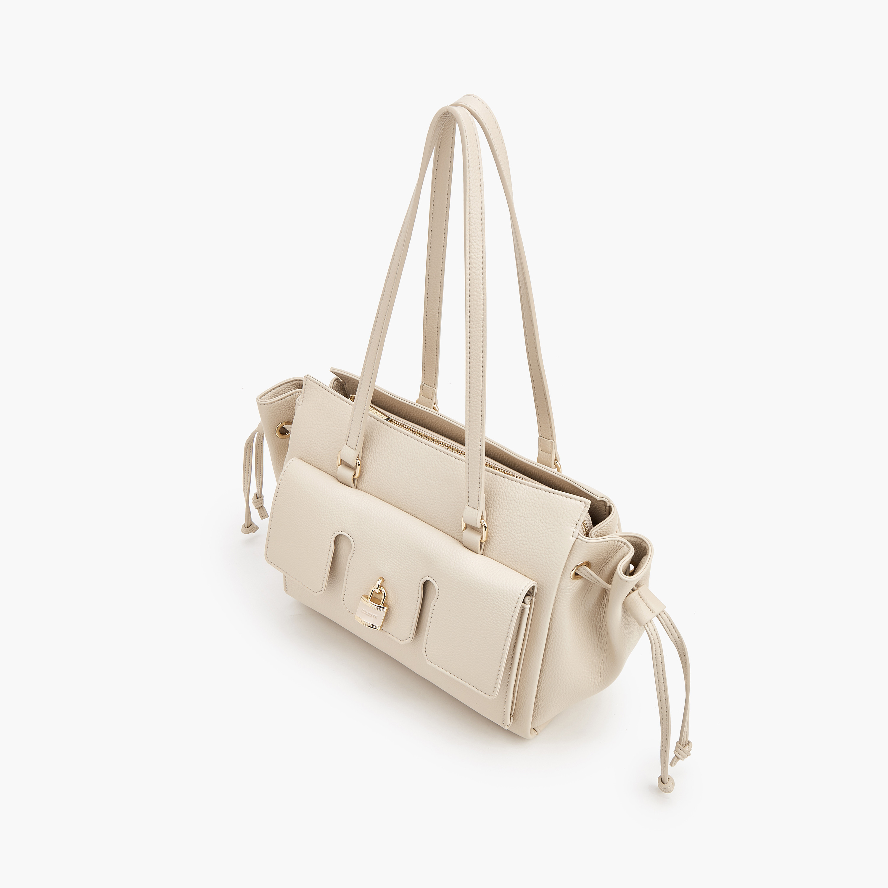Celeste Metallic Accent Tote Bag with Zip Closure-women-bagsandwallets-handbags-image-5
