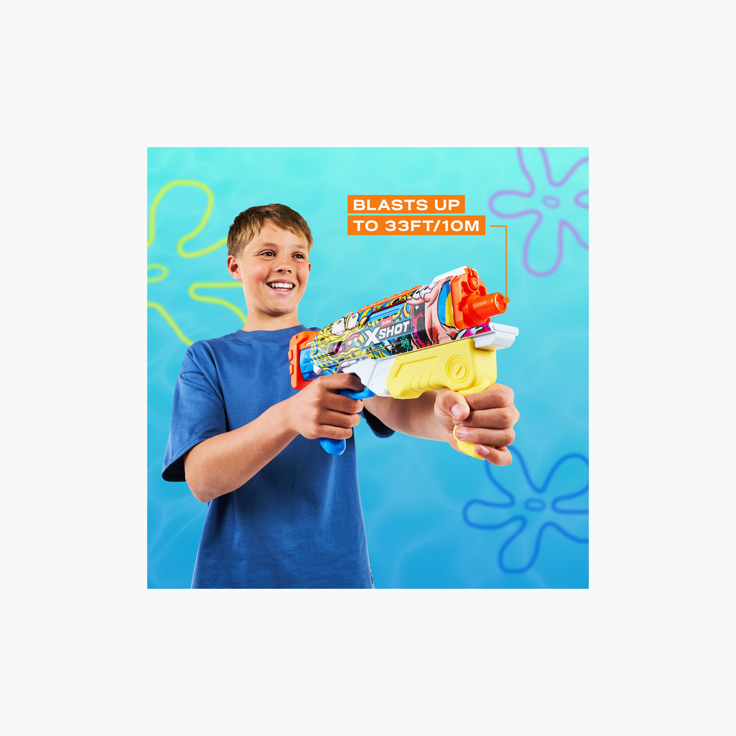 مسدس ماء إكس-شوت سكين هايبر لود (سريع الملء)-toys-outdoor-gunsandfoamblasters-image-5