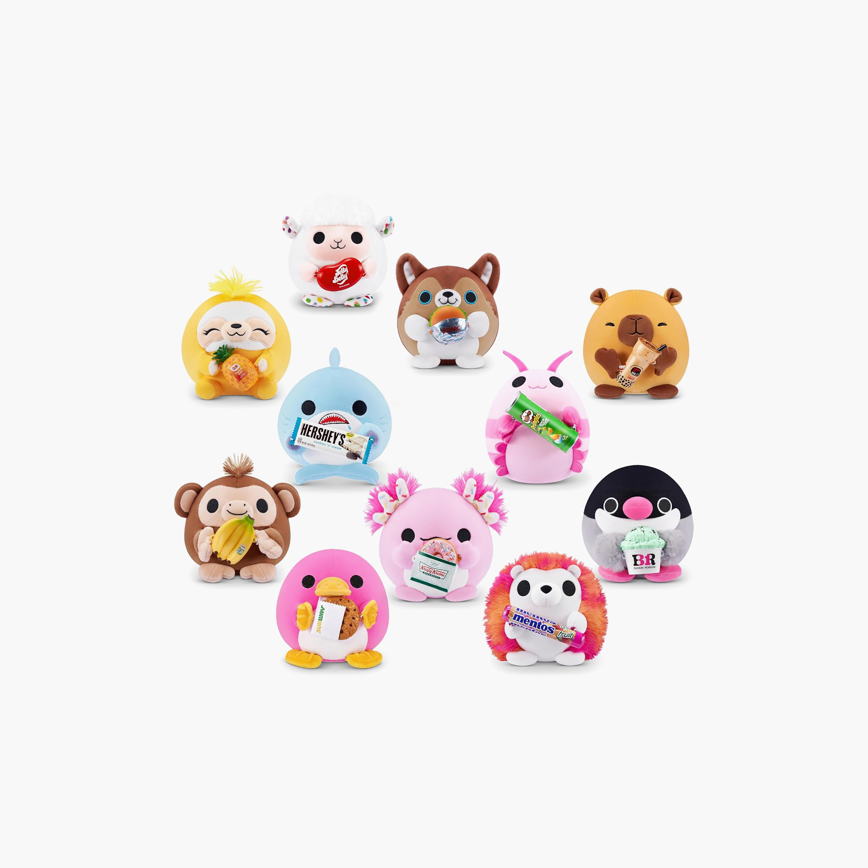 Snackles Series 2 Squeezable Plush Toy with Accessories - Assorted-toys-plushsofttoys-cartooncharacters-image-1