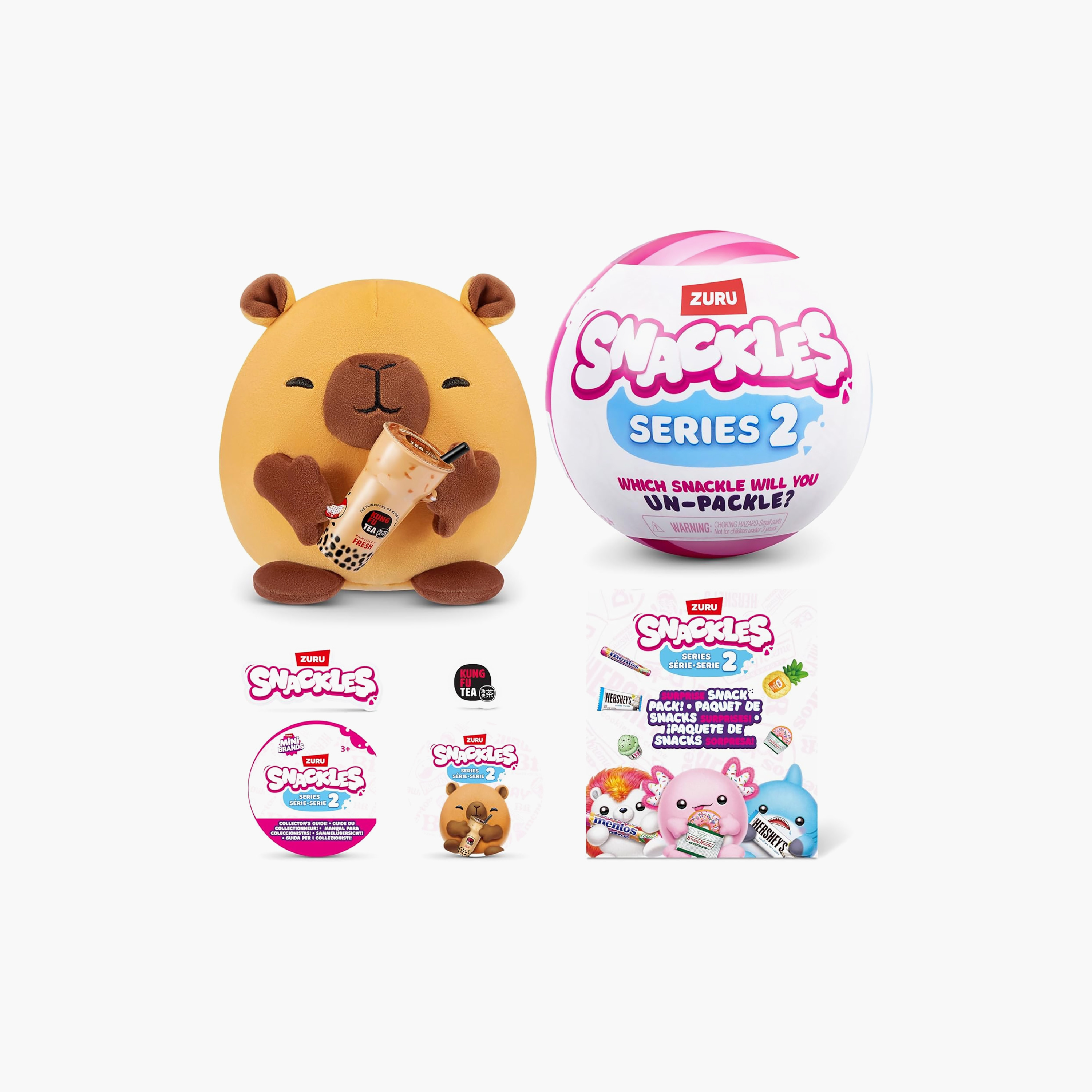 Snackles Series 2 Squeezable Plush Toy with Accessories - Assorted-toys-plushsofttoys-cartooncharacters-image-8