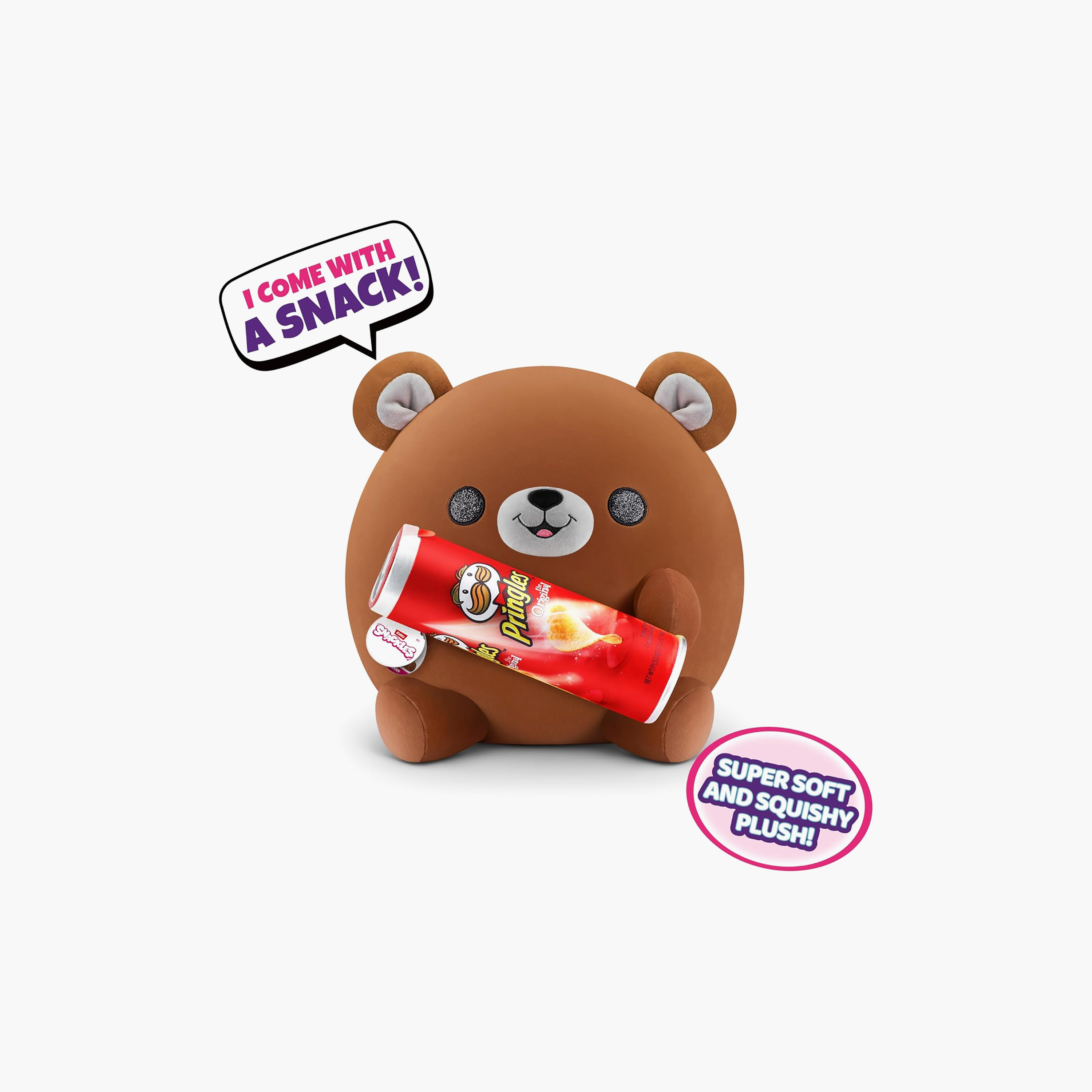 Snackles Squeezable Plush Toy with Accessories - Assorted-toys-plushsofttoys-cartooncharacters-image-4