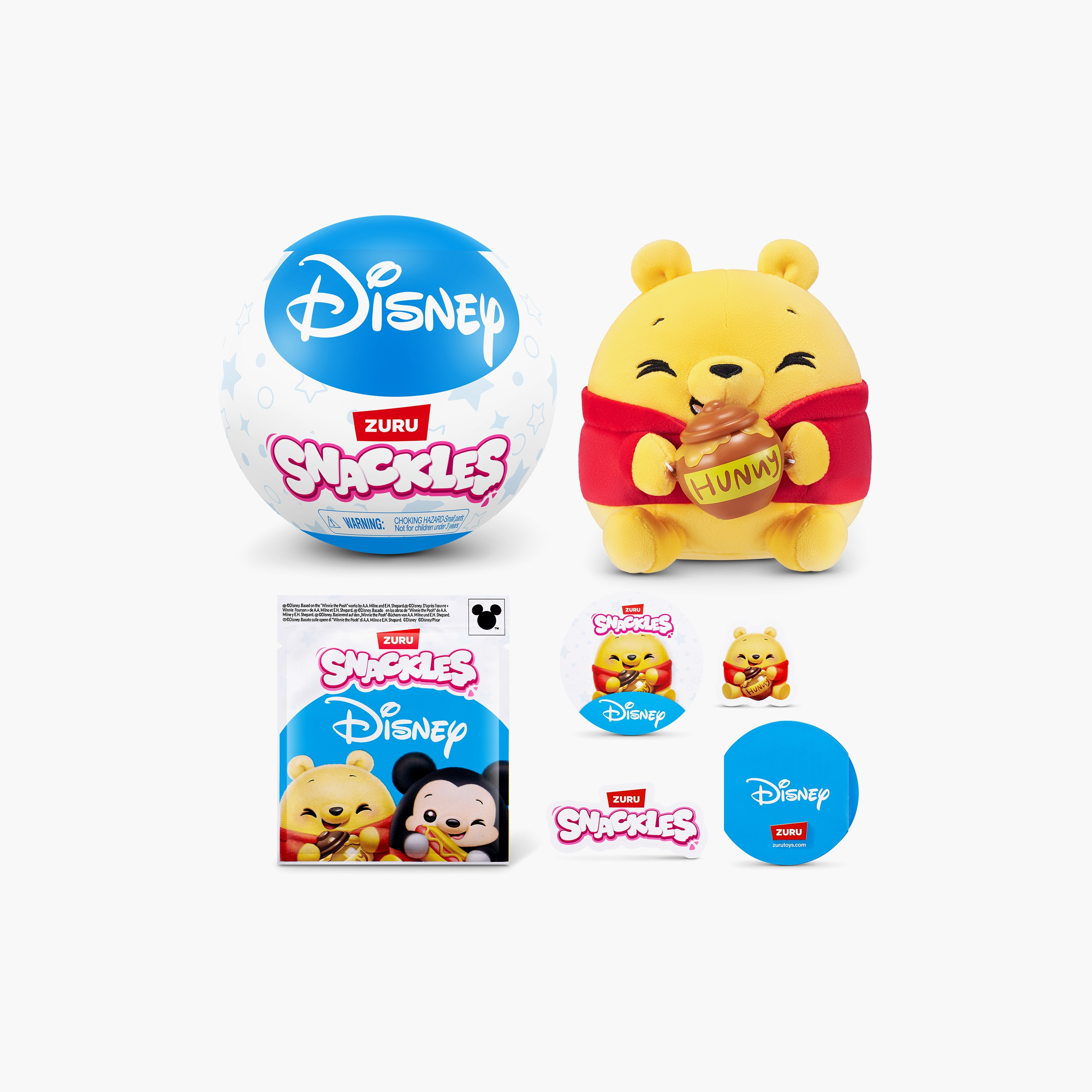 Snackles Disney Squeezable Plush Toy with Accessories - Assorted-toys-plushsofttoys-cartooncharacters-image-2