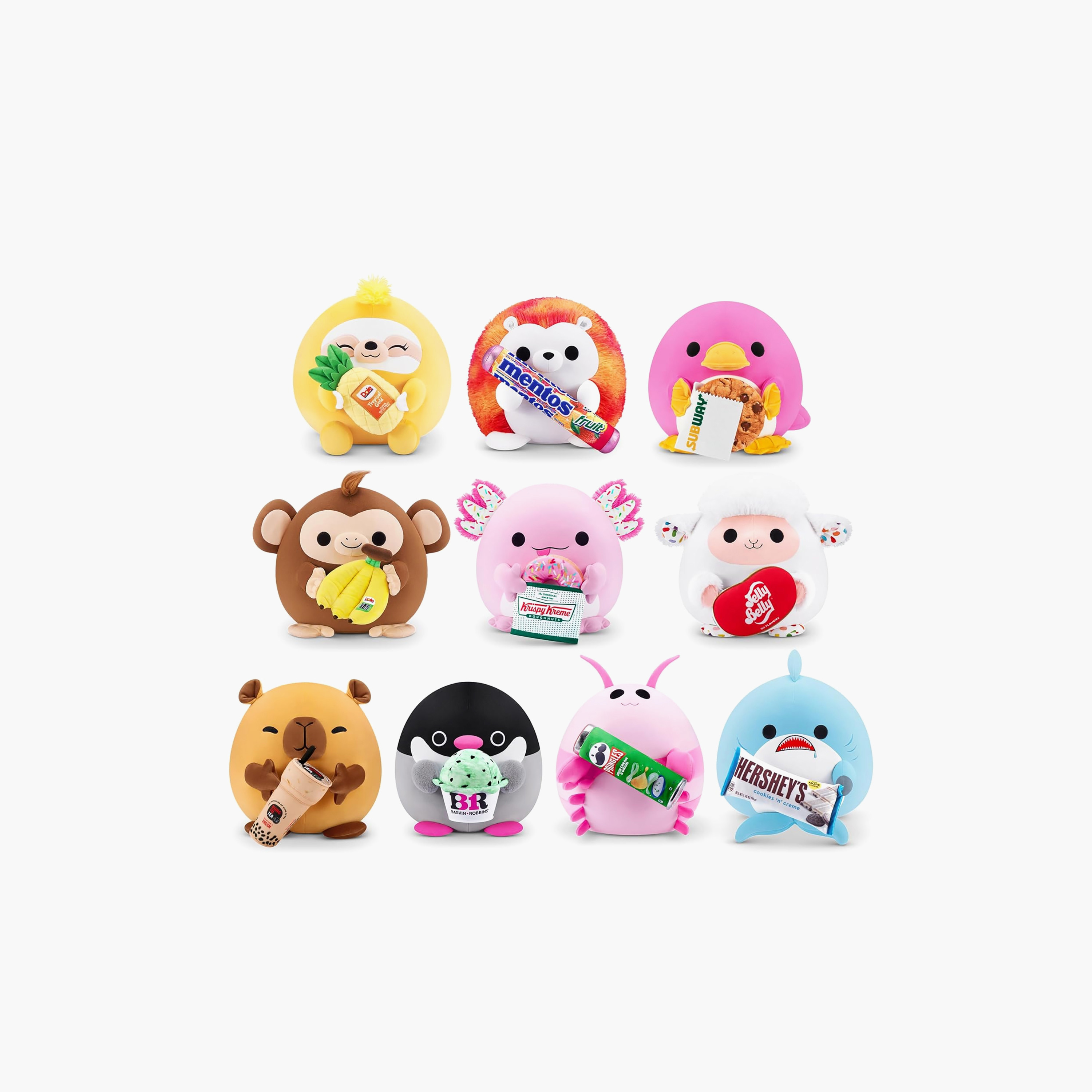 Snackles Series 2 Squeezable Plush Toy with Accessories - Assorted-toys-plushsofttoys-cartooncharacters-image-1