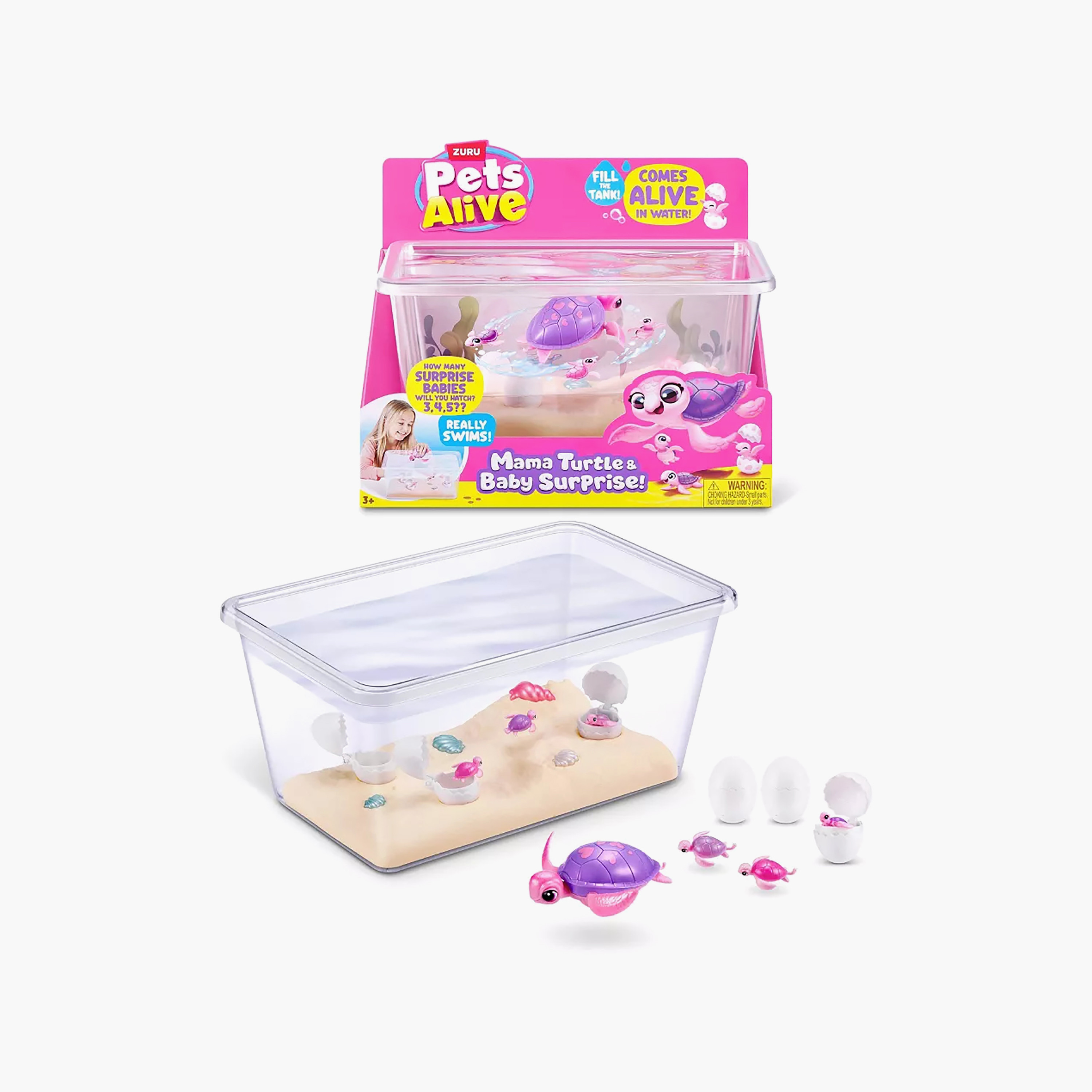 Pets Alive Mommy Turtle & Baby Surprise Playset - Assorted-toys-indoortoys-electronicgames-image-3