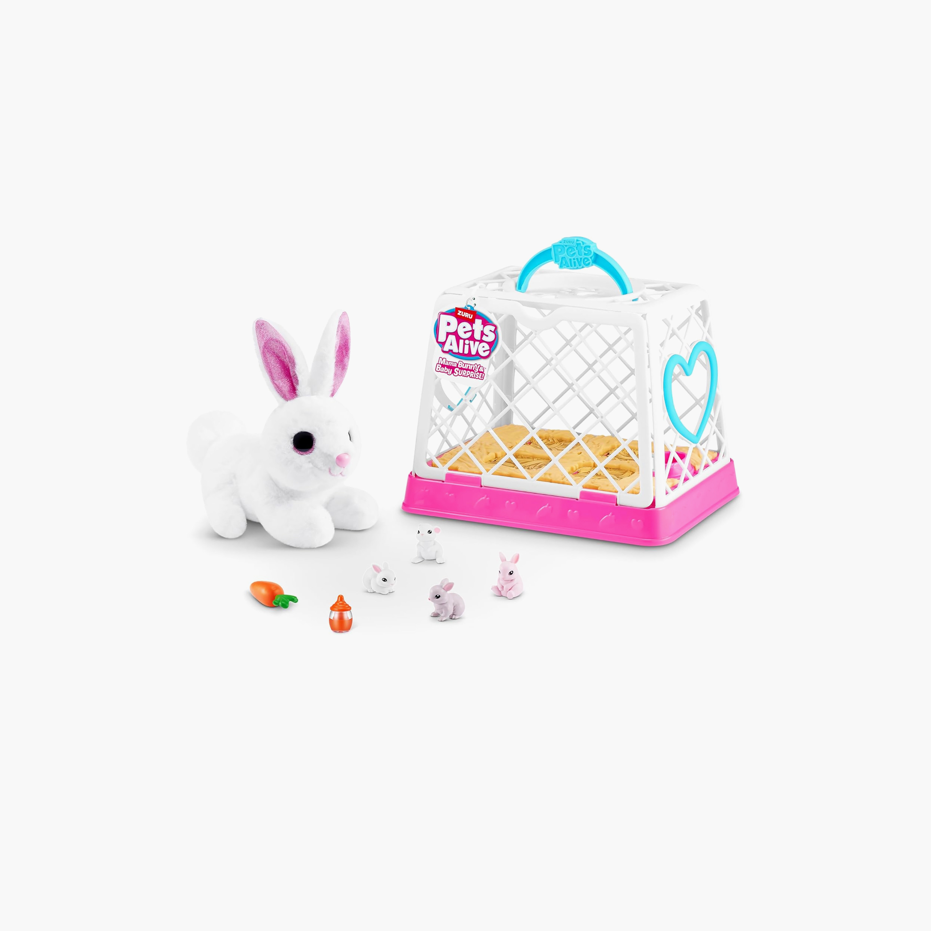 Pets Alive Mommy Bunny & Baby Surprise Playset - Assorted-toys-plushsofttoys-image-1