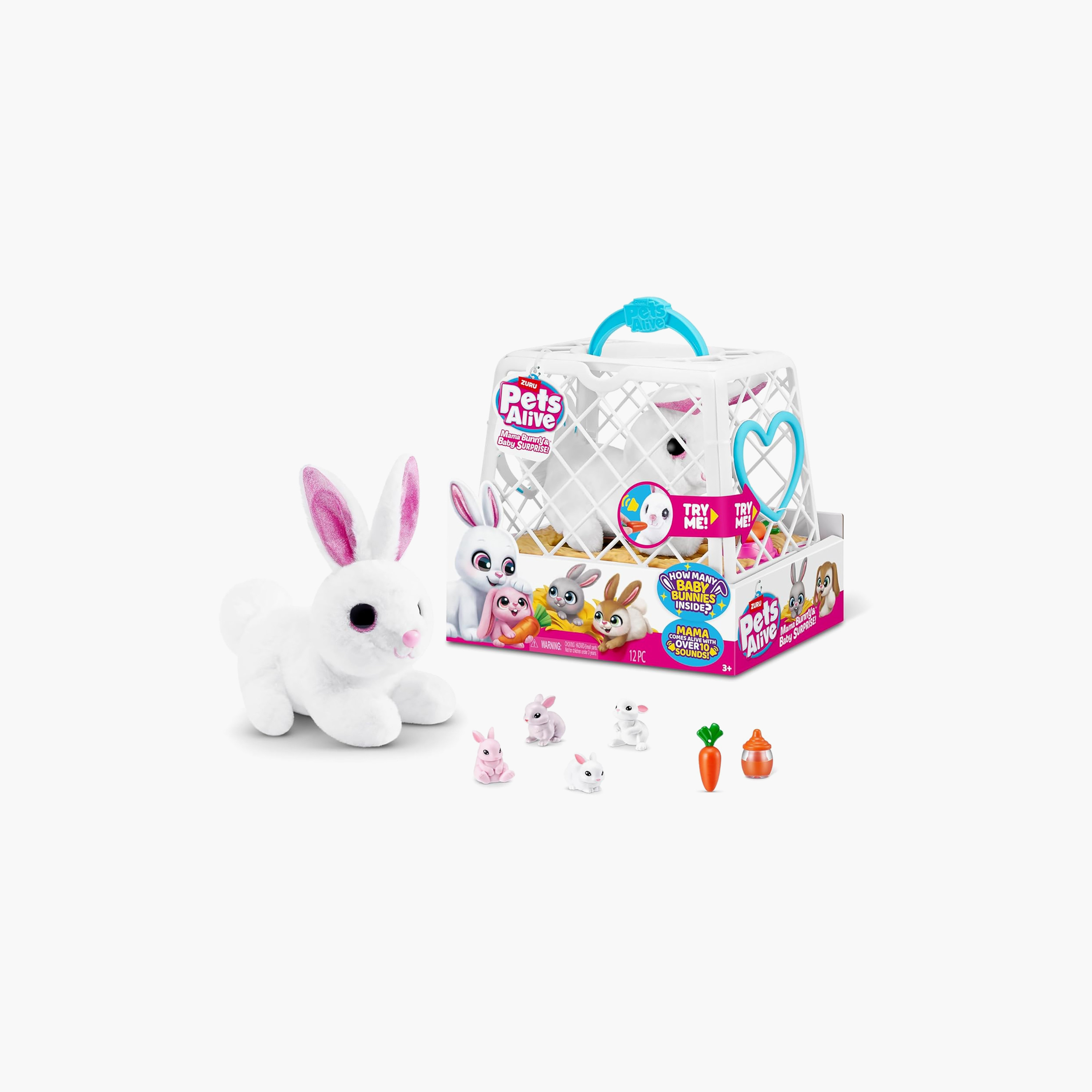 Pets Alive Mommy Bunny & Baby Surprise Playset - Assorted-toys-plushsofttoys-image-8