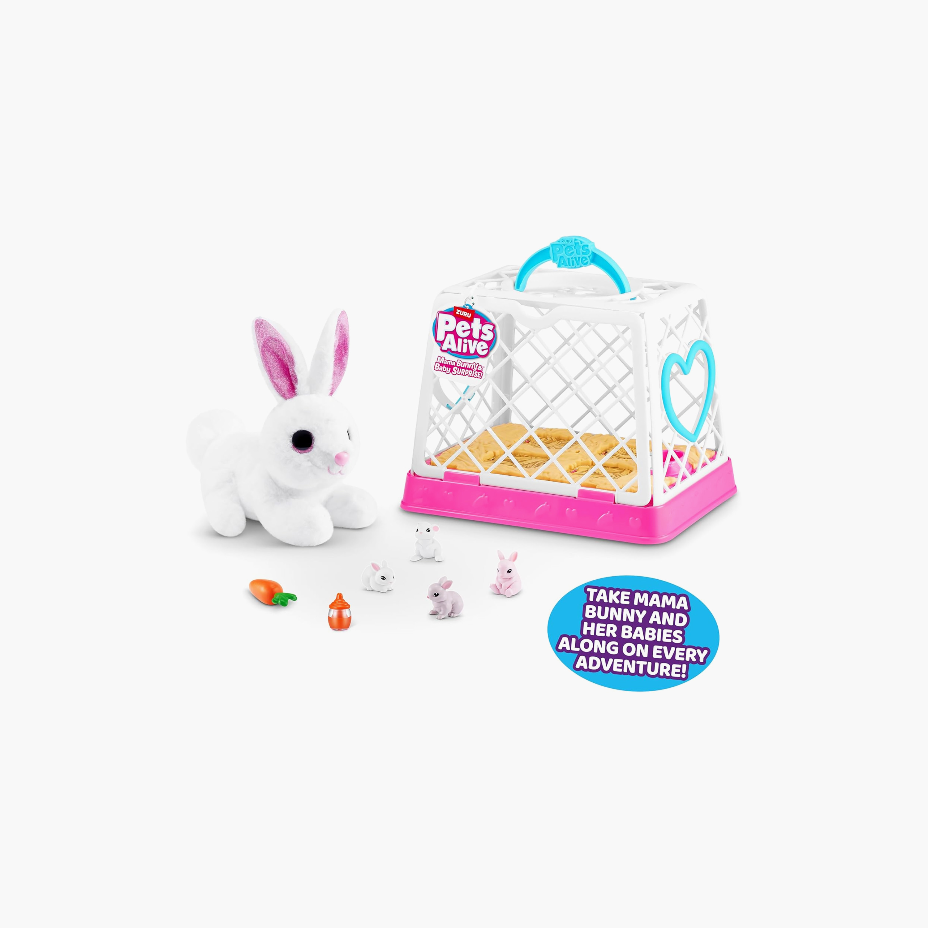 Pets Alive Mommy Bunny & Baby Surprise Playset - Assorted-toys-plushsofttoys-image-9