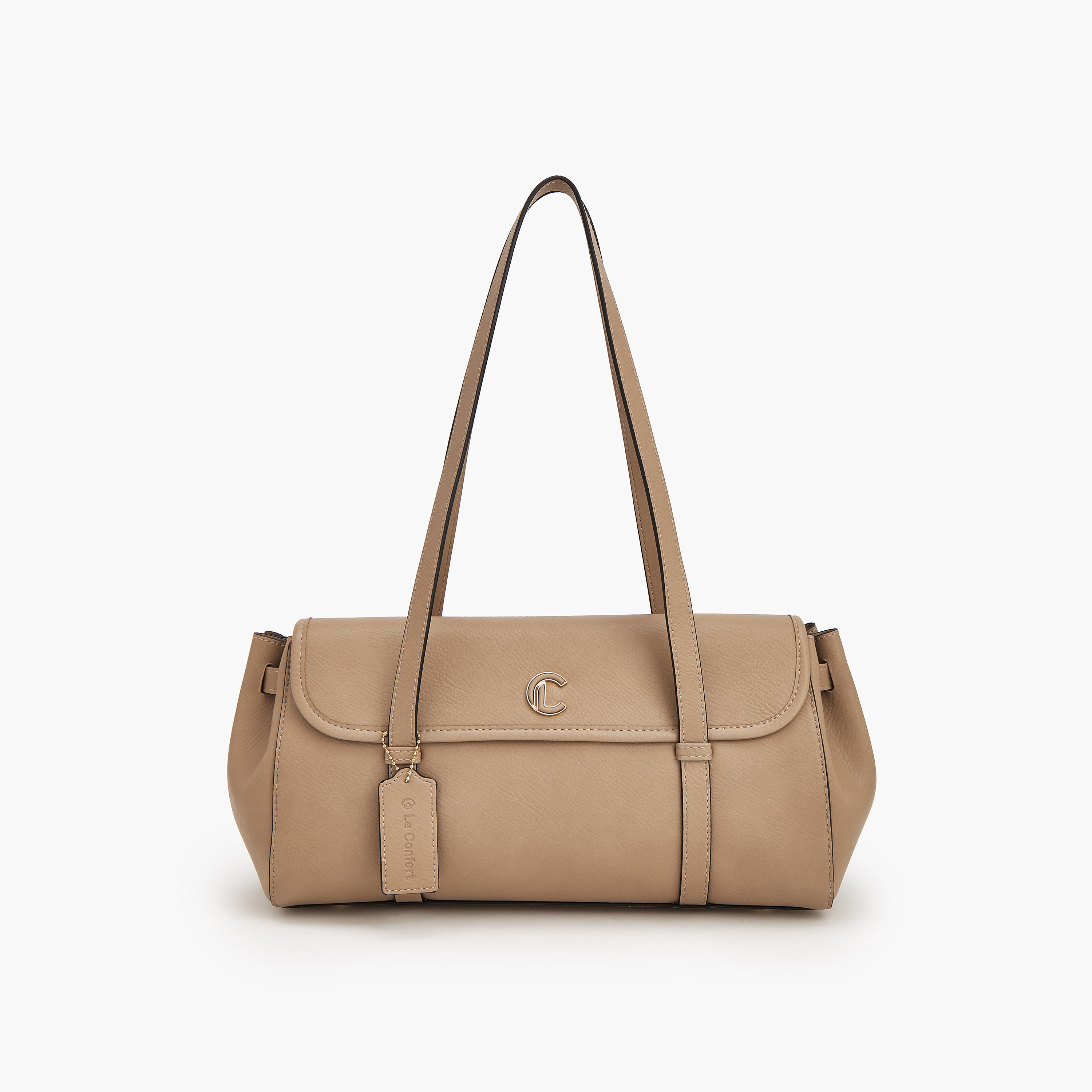 Le Confort Solid Tote Bag with Magnetic Closure-women-bagsandwallets-handbags-image-1