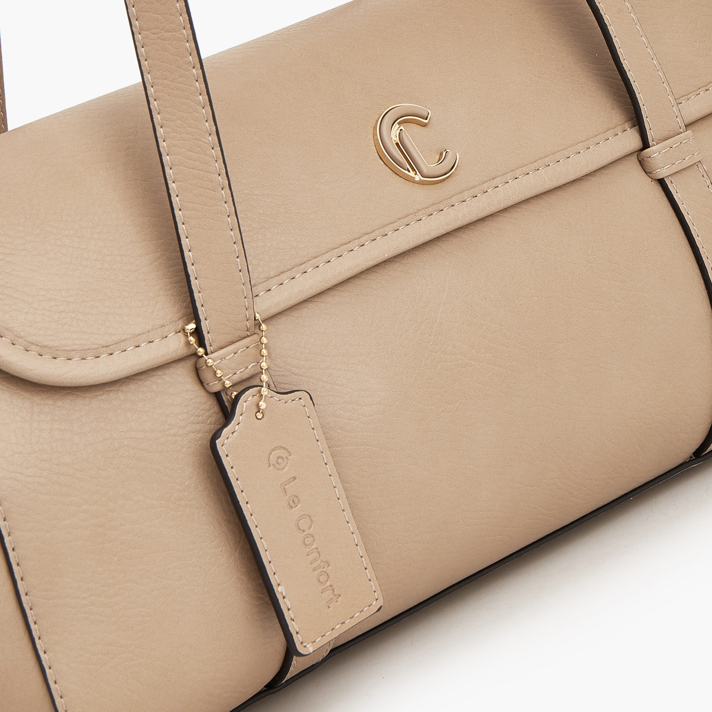 Le Confort Solid Tote Bag with Magnetic Closure-women-bagsandwallets-handbags-image-3