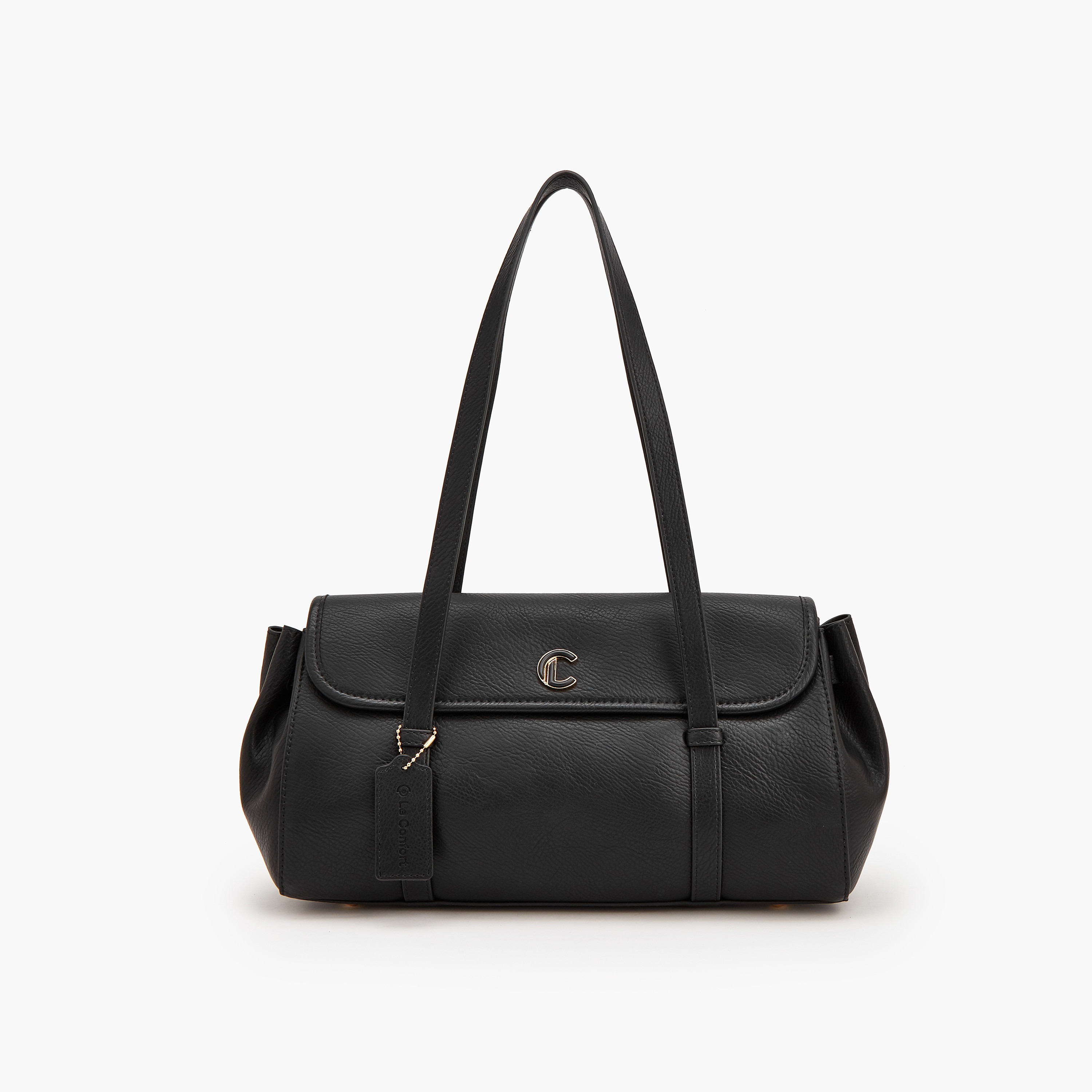 Le Confort Solid Tote Bag with Magnetic Closure-women-bagsandwallets-handbags-image-1