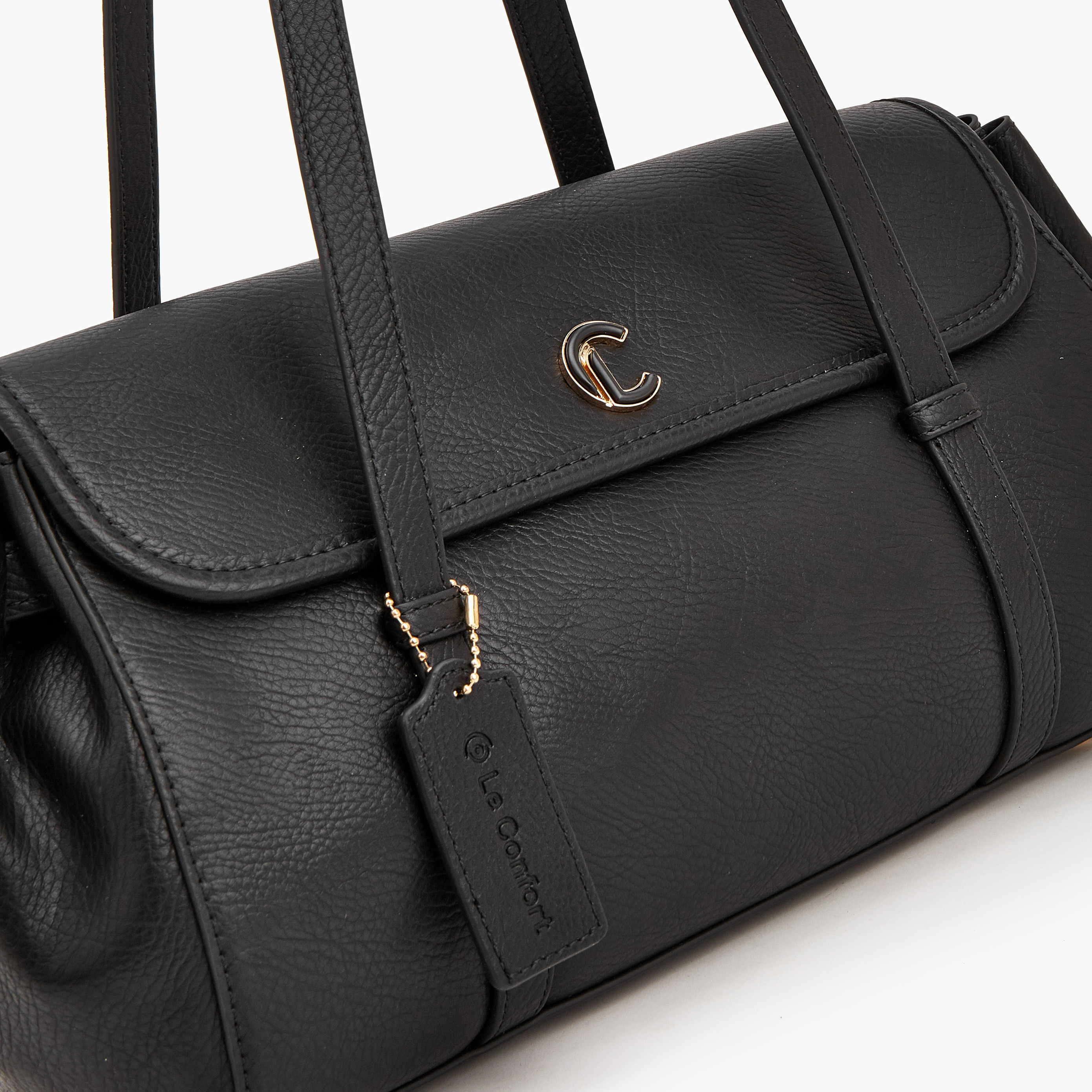Le Confort Solid Tote Bag with Magnetic Closure-women-bagsandwallets-handbags-image-3