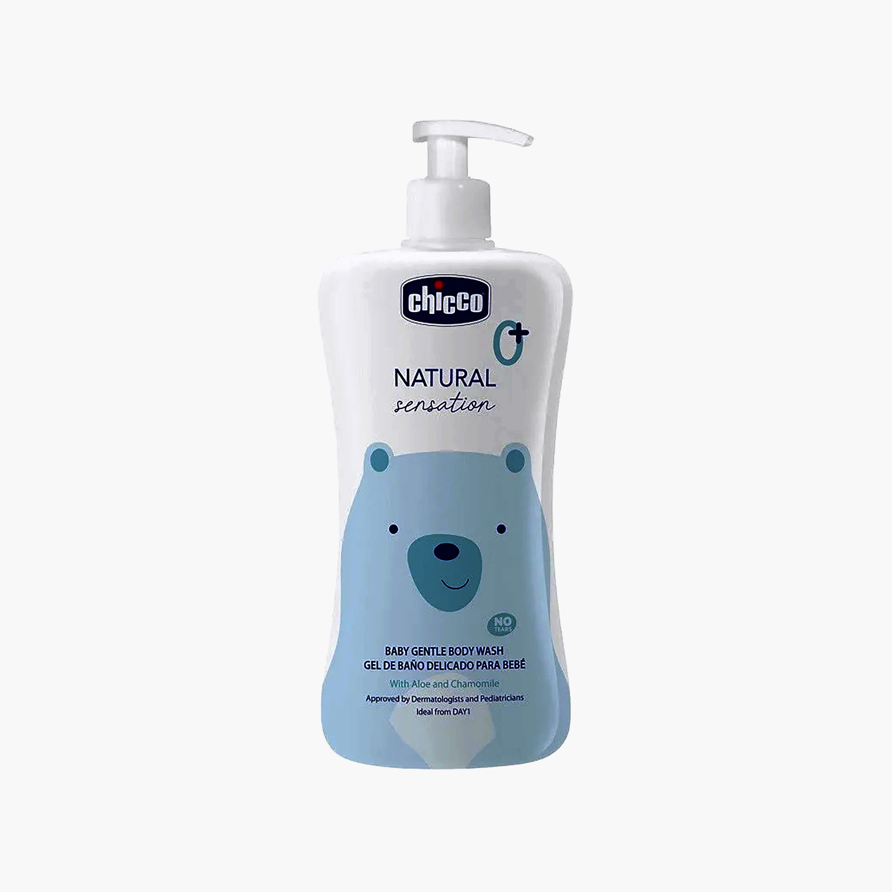 Chicco Natural Sensation Baby Gentle Body Cleanser - 500 ml-baby-bathandcare-hairbodyskincare-bodywashandsoaps-image-1