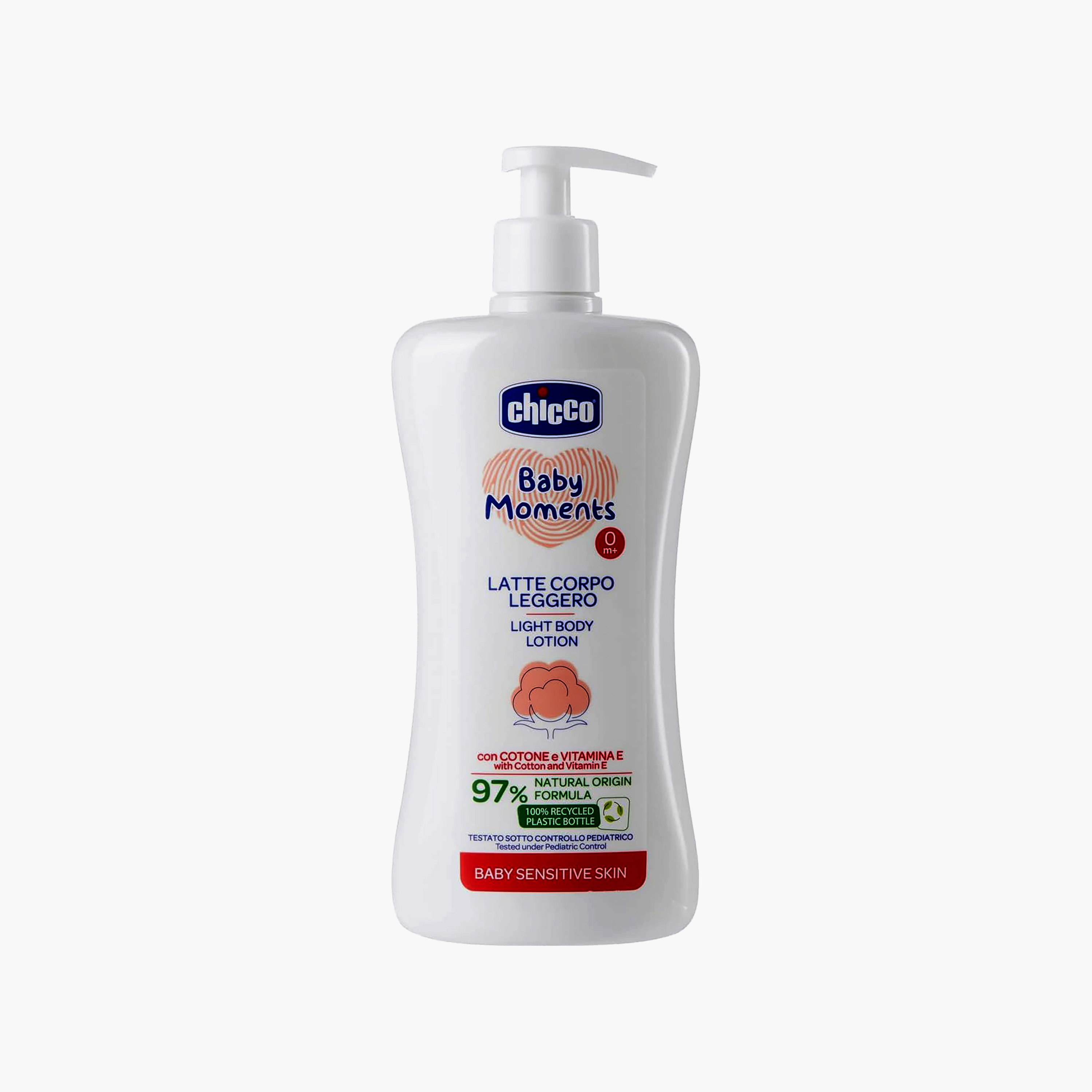 لوشن خفيف لجسم الأطفال للبشرة الحساسة شيكو بيبي مومنتس - 500 مل-baby-bathandcare-hairbodyskincare-lotionsandcreams-image-1
