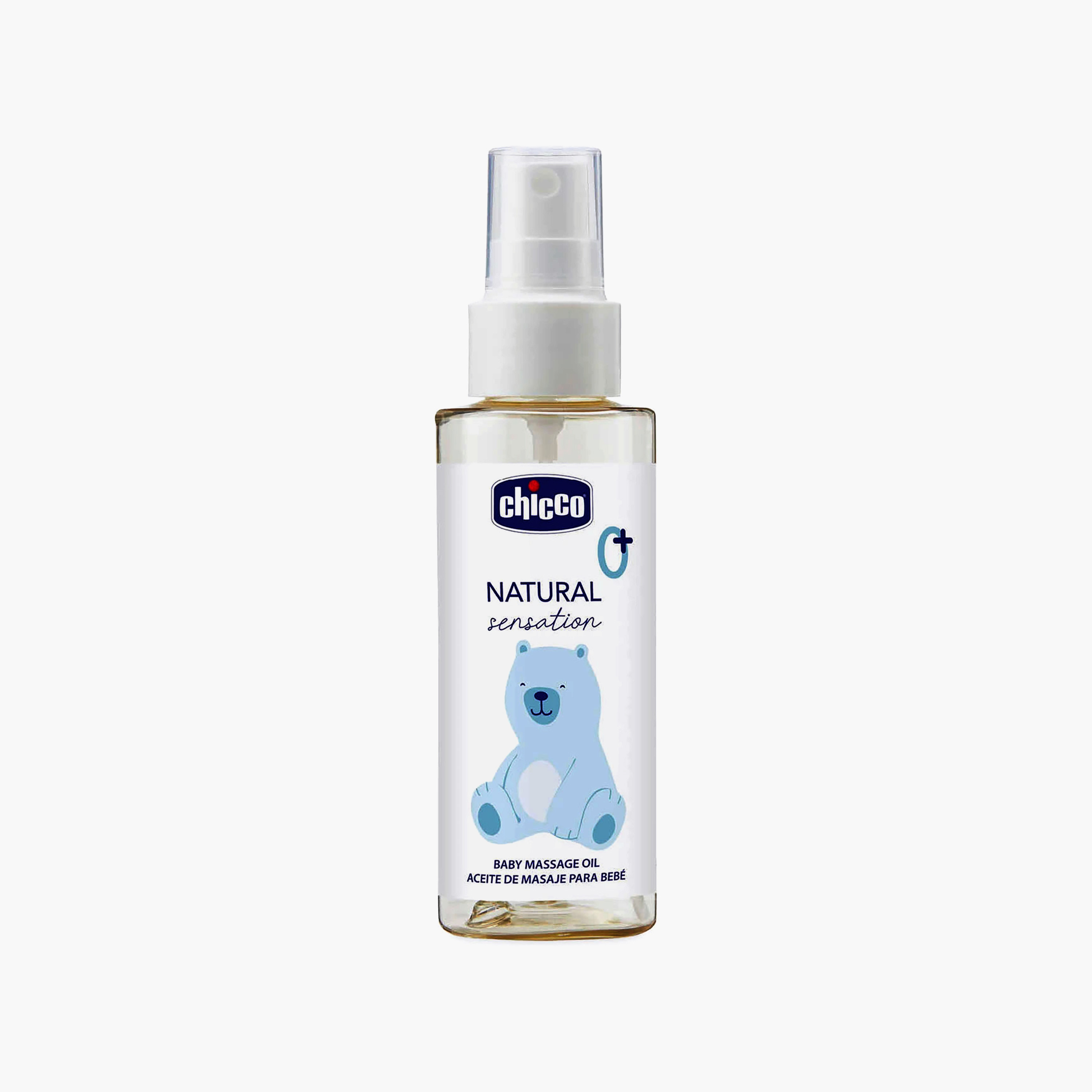 زيت مساج للأطفال شيكو ناتشورال سينسيشن - 100 مل-baby-bathandcare-hairbodyskincare-babyoil-image-1