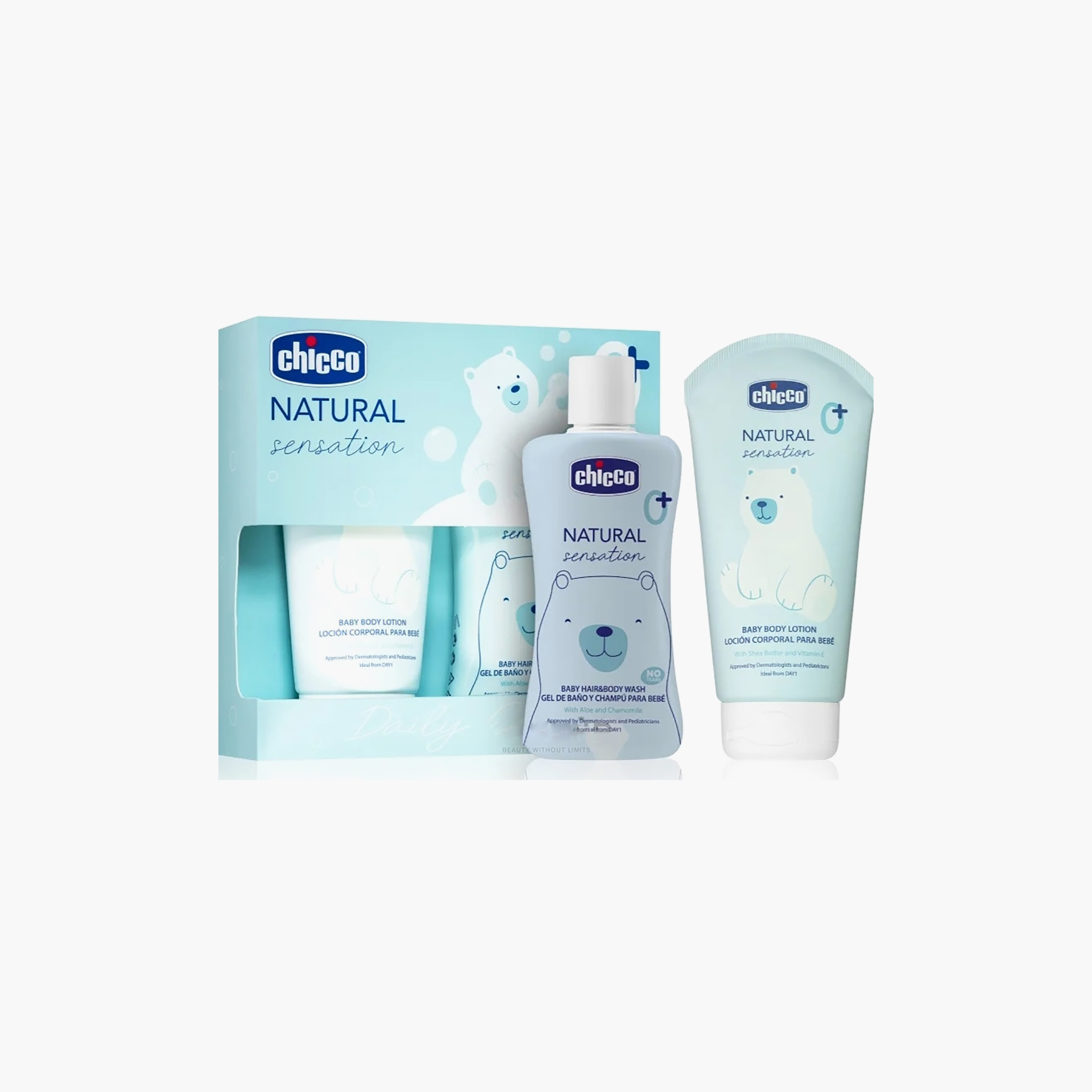Chicco Natural Sensation Daily Care Body Lotion with Body & Hair Cleanser Set-baby-bathandcare-hairbodyskincare-image-4