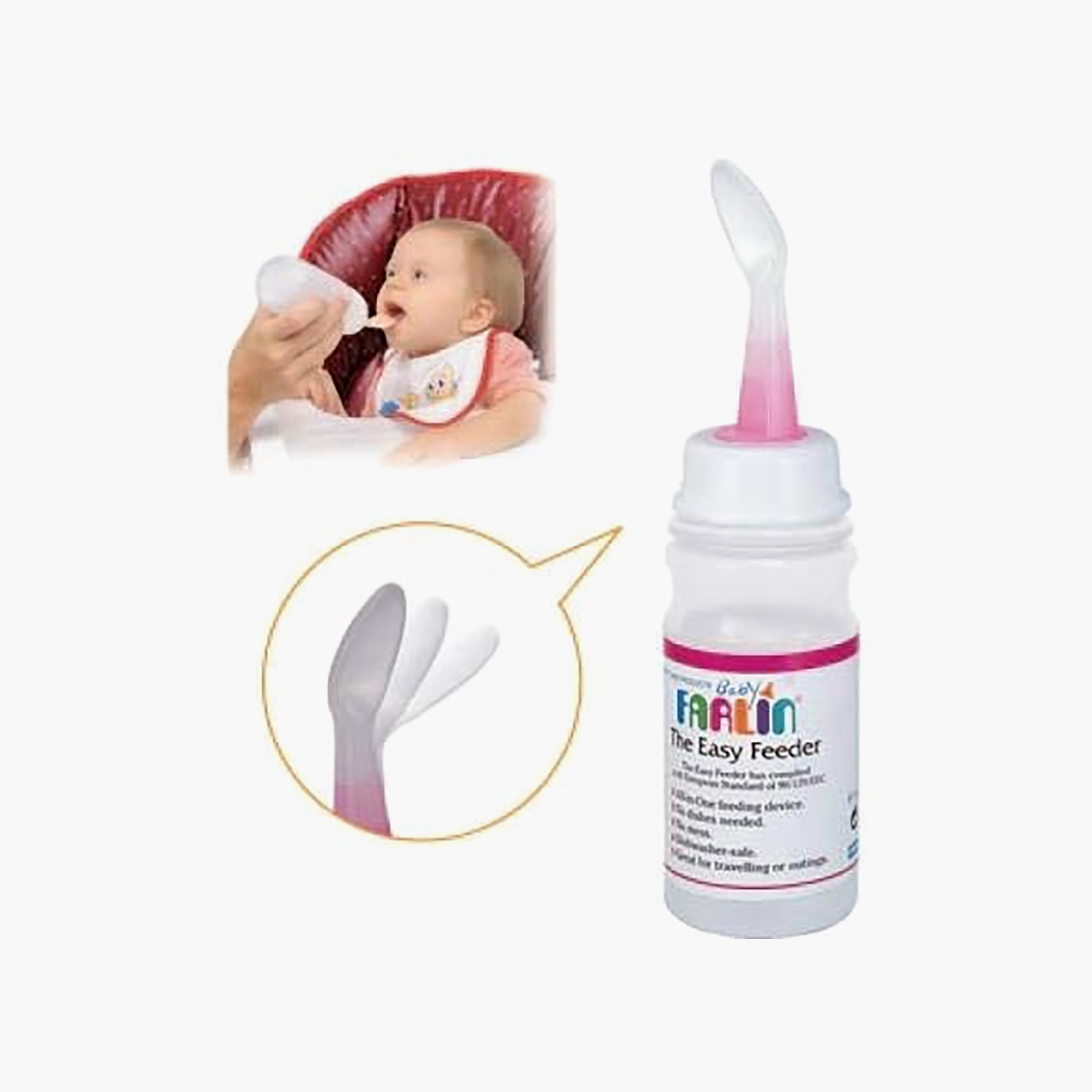 Farlin The Easy Feeding Bottle with Cap - 180 ml-baby-feeding-feedingbottles-bottlesandteats-image-5