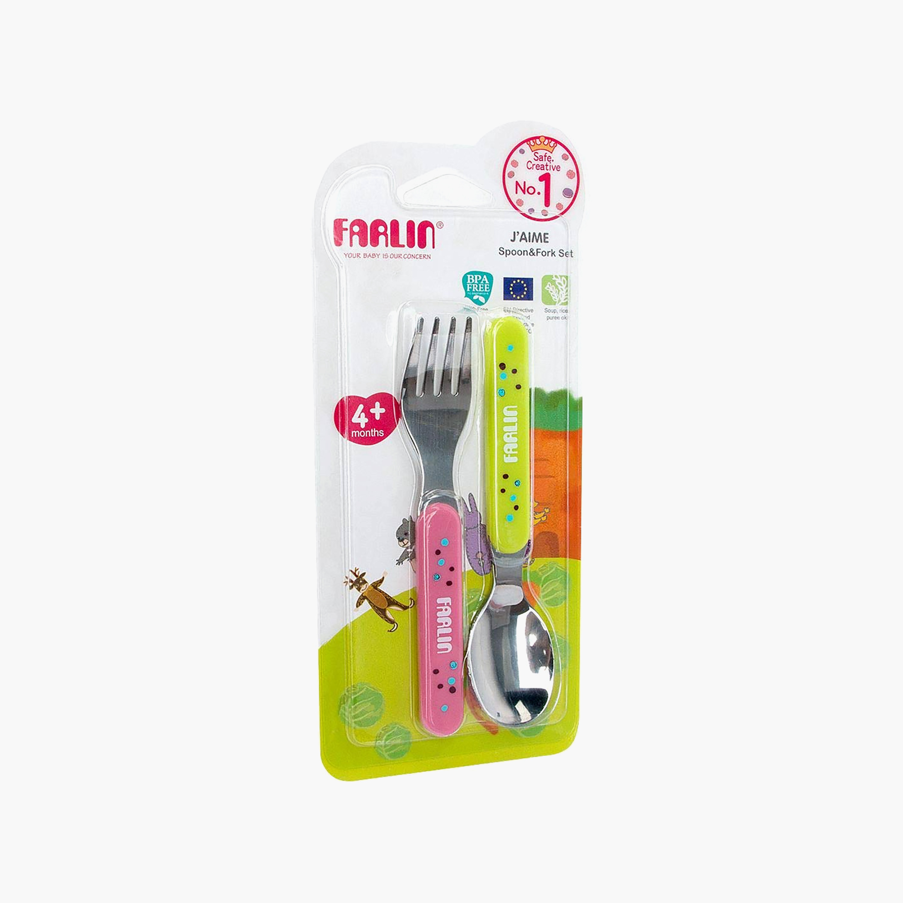 طقم ملعقة وشوكة للأطفال من فارلين-baby-feeding-mealtimeessentials-image-6