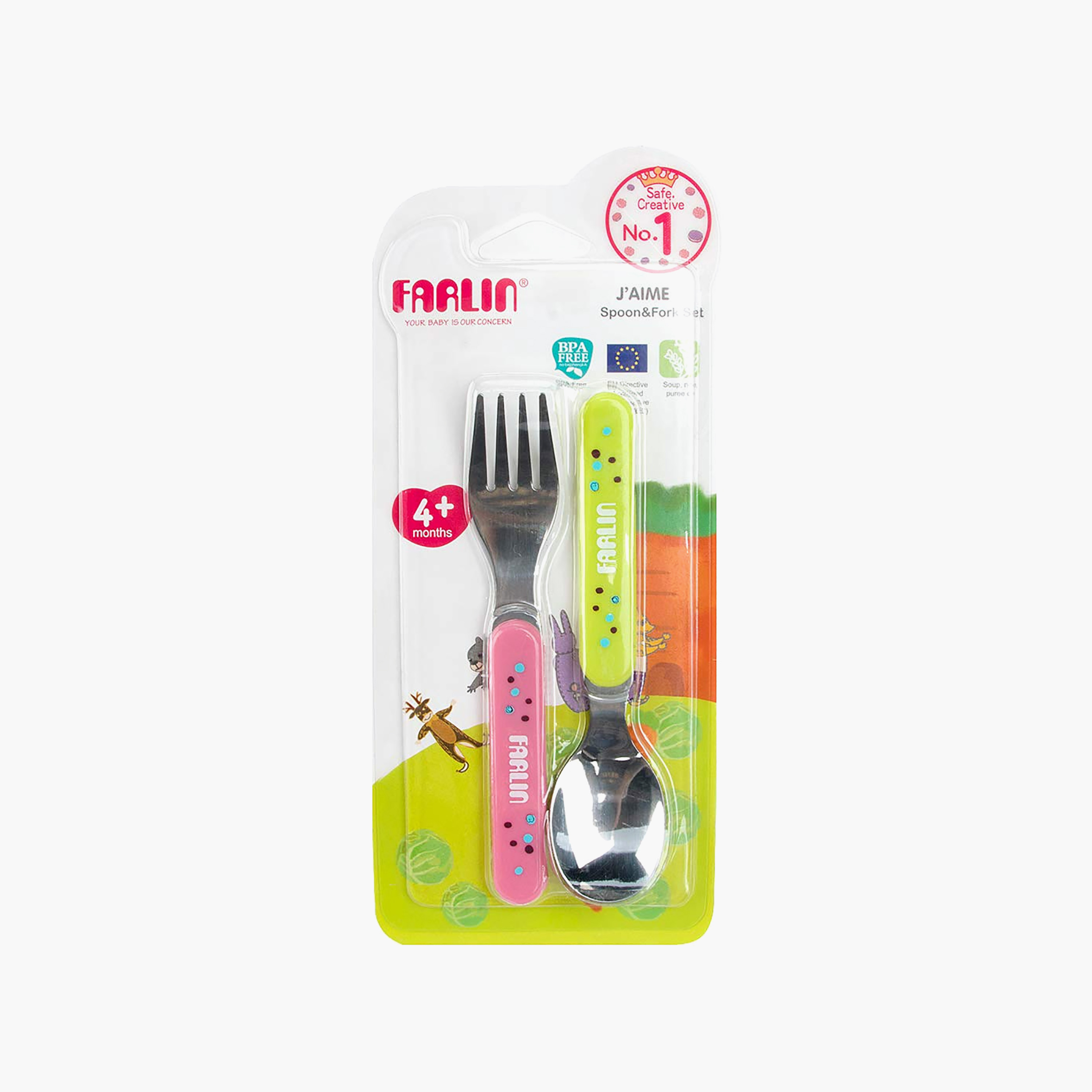 طقم ملعقة وشوكة للأطفال من فارلين-baby-feeding-mealtimeessentials-image-7