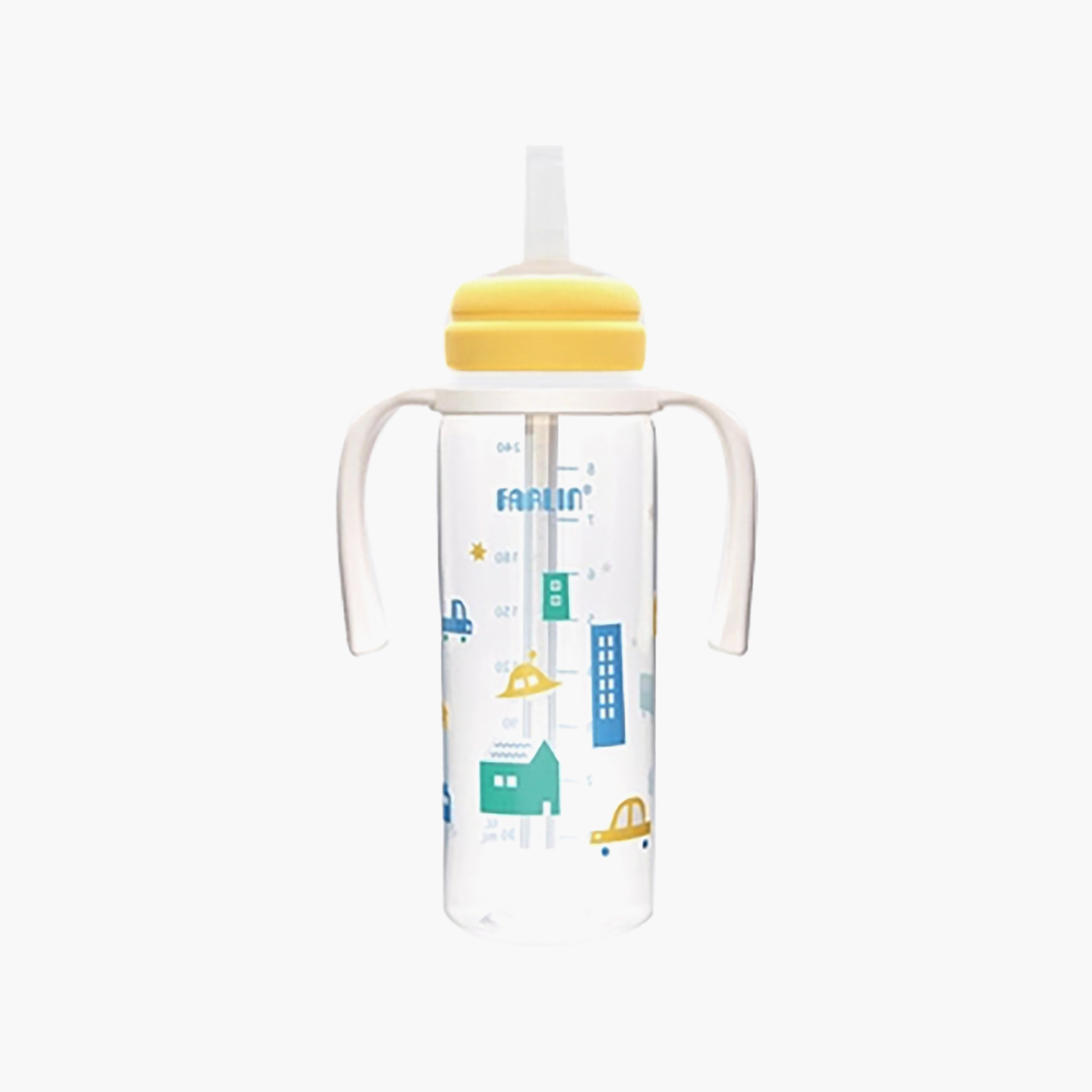 كوب شرب بفتحة عنق قياسية من البولي بروبيلين مع مقبض من فارلين - 240 مل-baby-feeding-mealtimeessentials-image-3