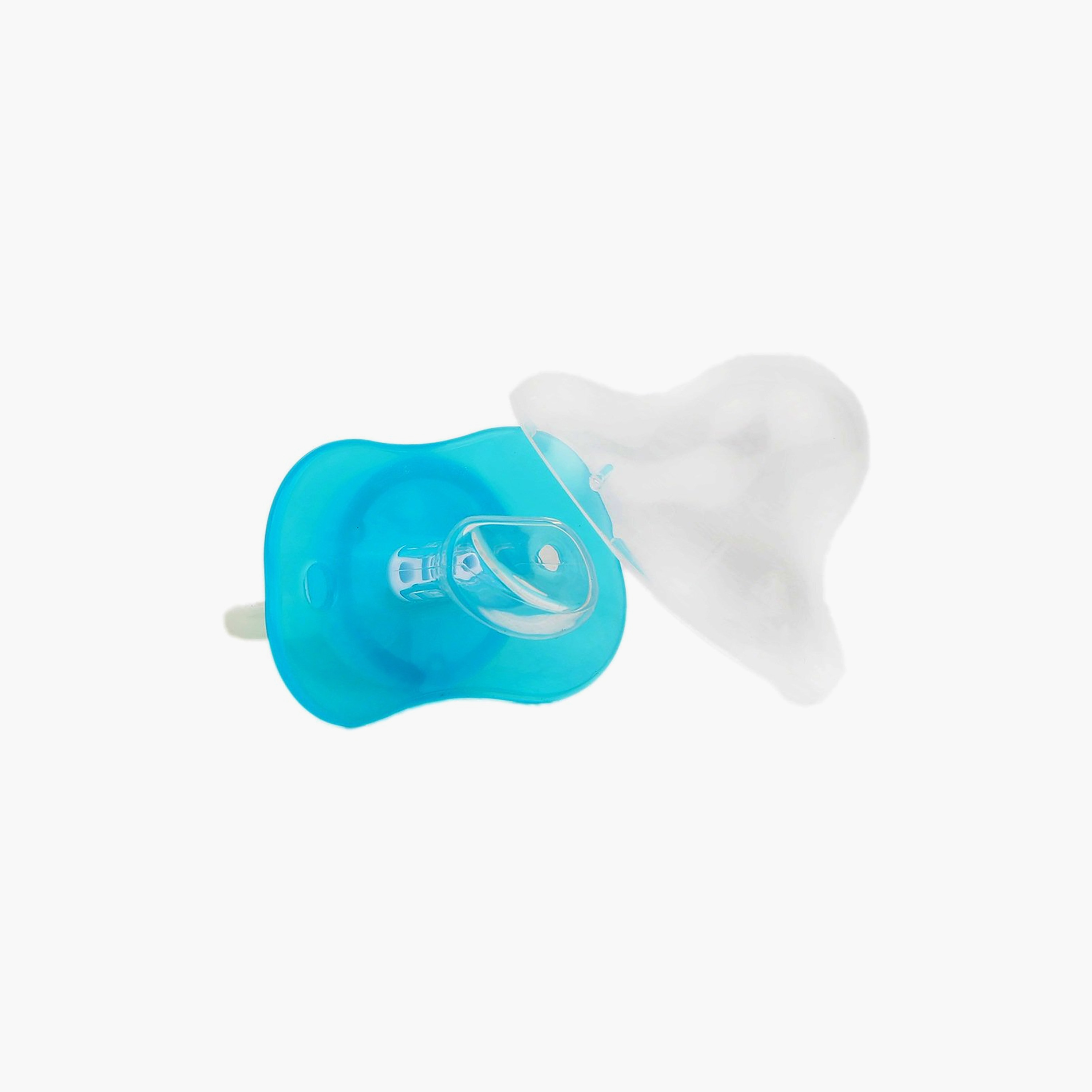 Farlin Chu Chu Orthodontic Pacifier - Blue-baby-feeding-pacifiers-image-2