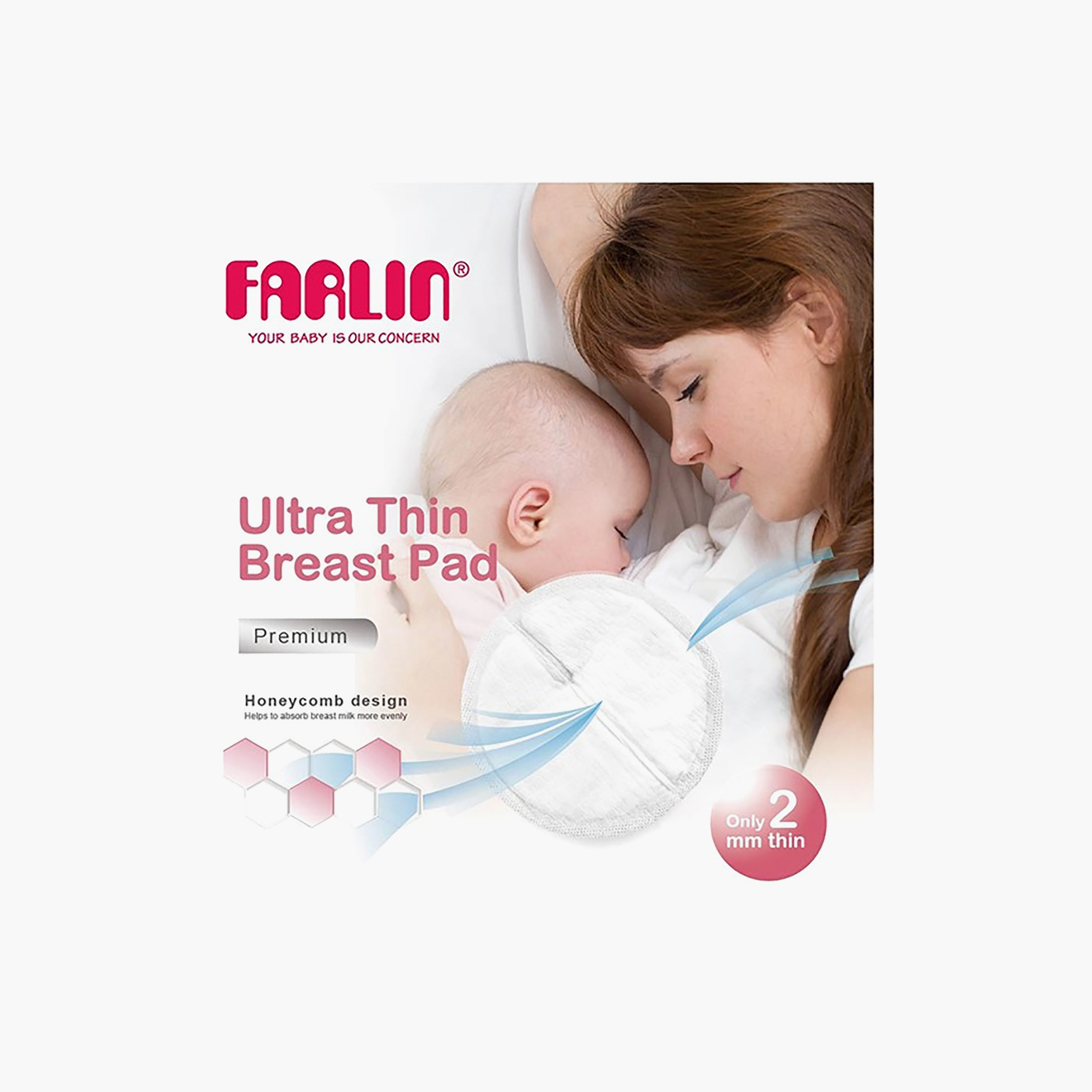 طقم وسادات رضاعة فائقة النحافة للاستخدام مرة واحدة (60 وسادة) من فارلين-baby-feeding-breastfeedingandcare-image-3