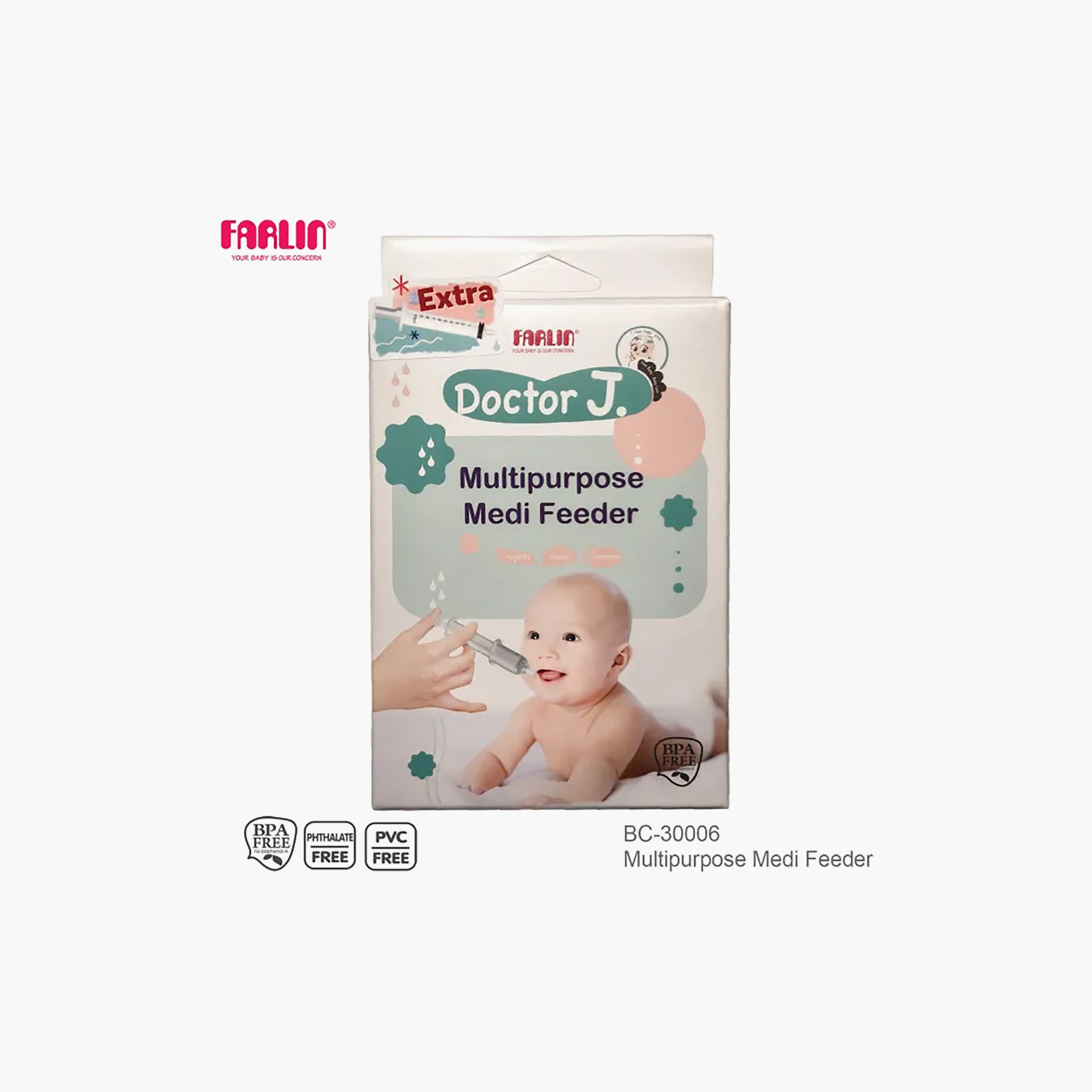 مغذي وملقم طعام طبي متعدد الاستخدامات مقاس متوسط "دكتور جي" من فارلين-baby-feeding-mealtimeessentials-image-8