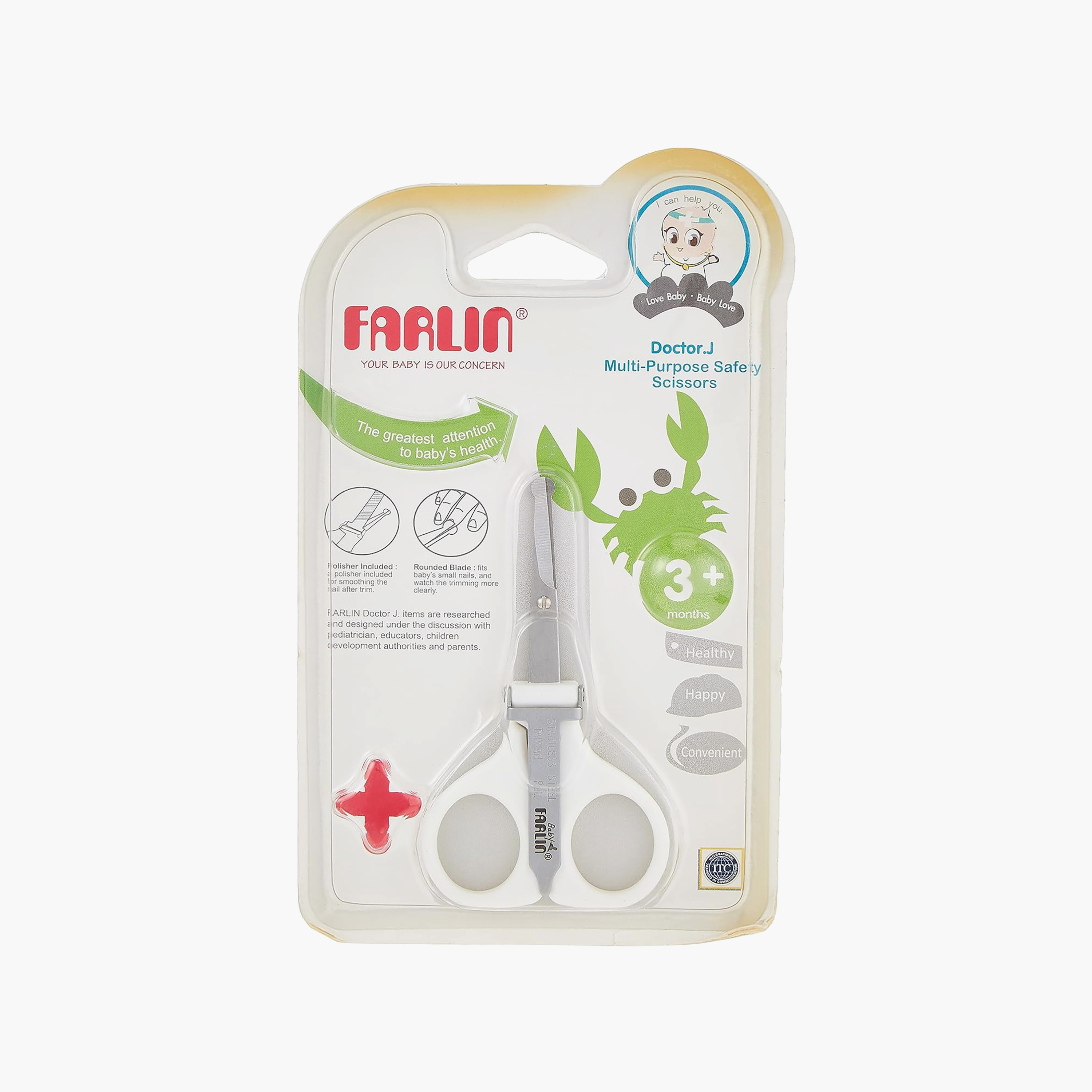 مقص أظافر آمن للأطفال مع مبرد "دكتور جي" من فارلين-baby-bathandcare-hairbodyskincare-image-6