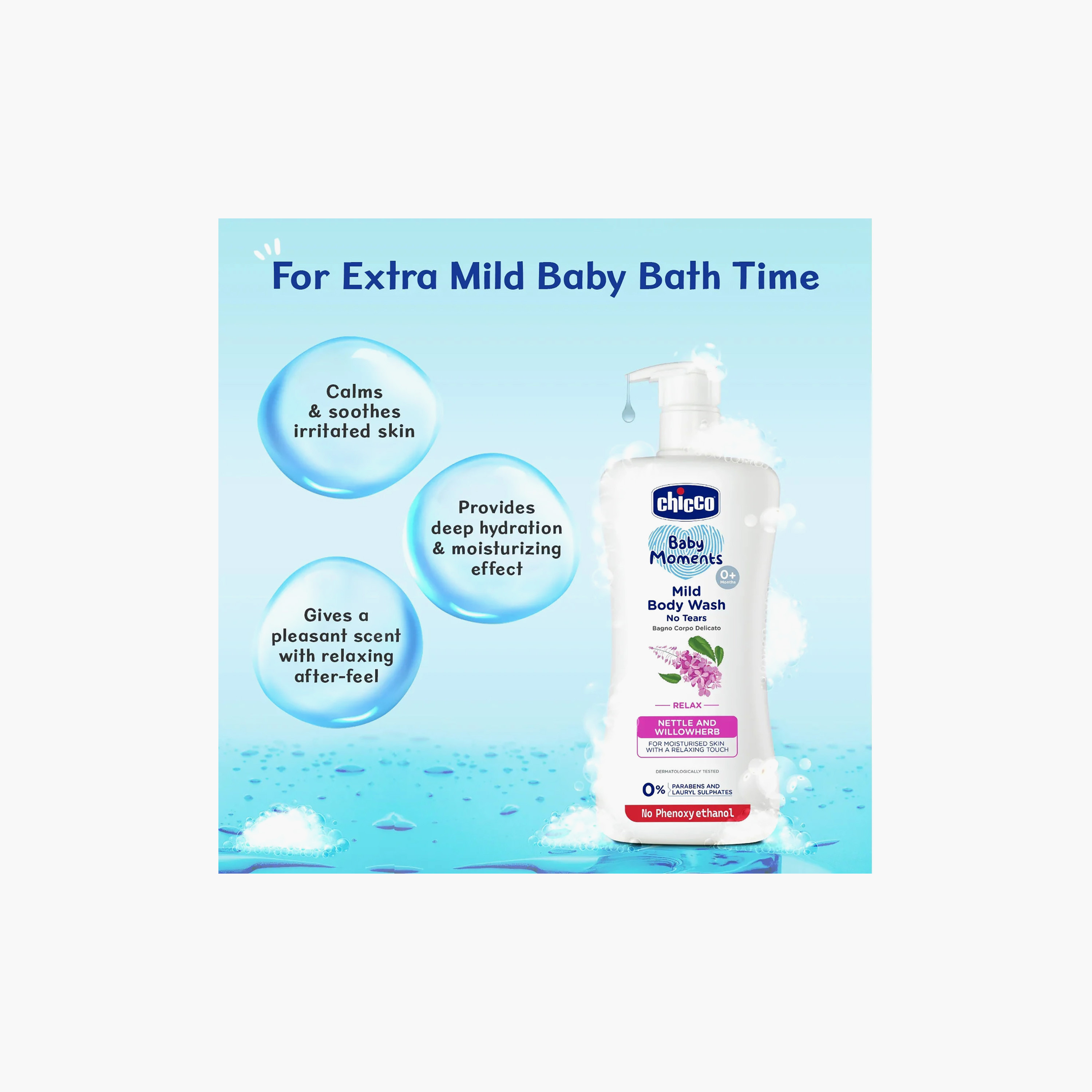 Chicco Baby Body Wash with Nettle and Willowherb, 500 ml-baby-bathandcare-hairbodyskincare-bodywashandsoaps-image-3