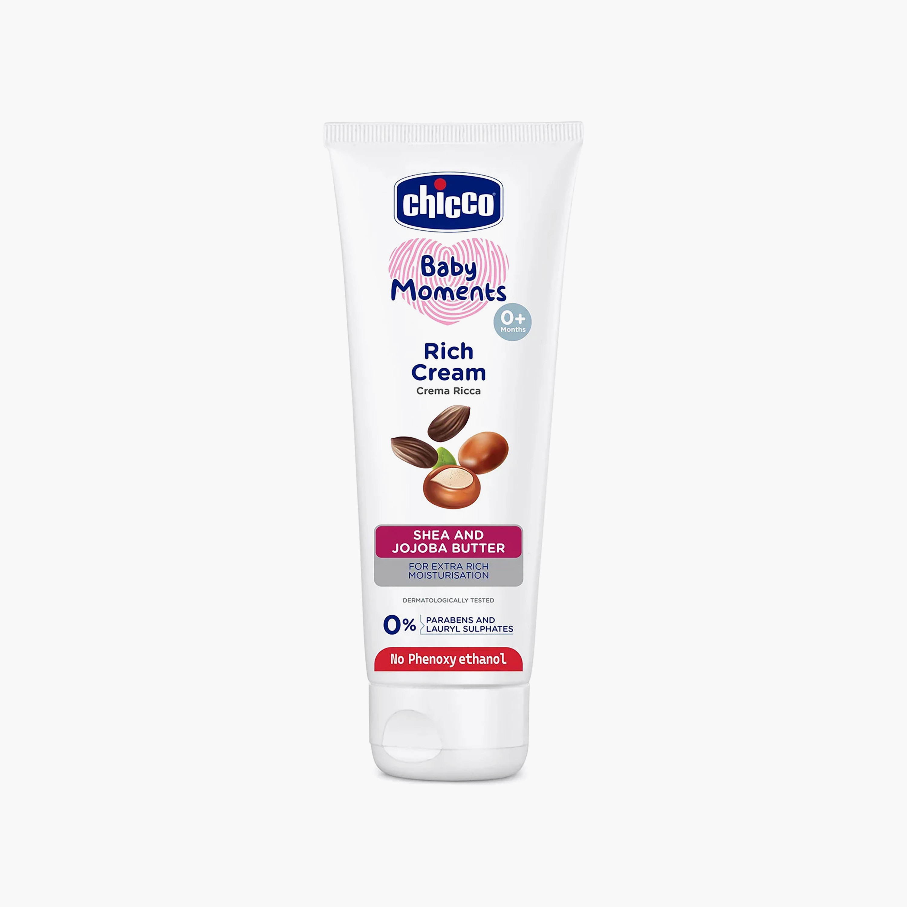 Chicco Baby Cream with Shea and Jojoba Butter, 100 ml-baby-bathandcare-hairbodyskincare-lotionsandcreams-image-1