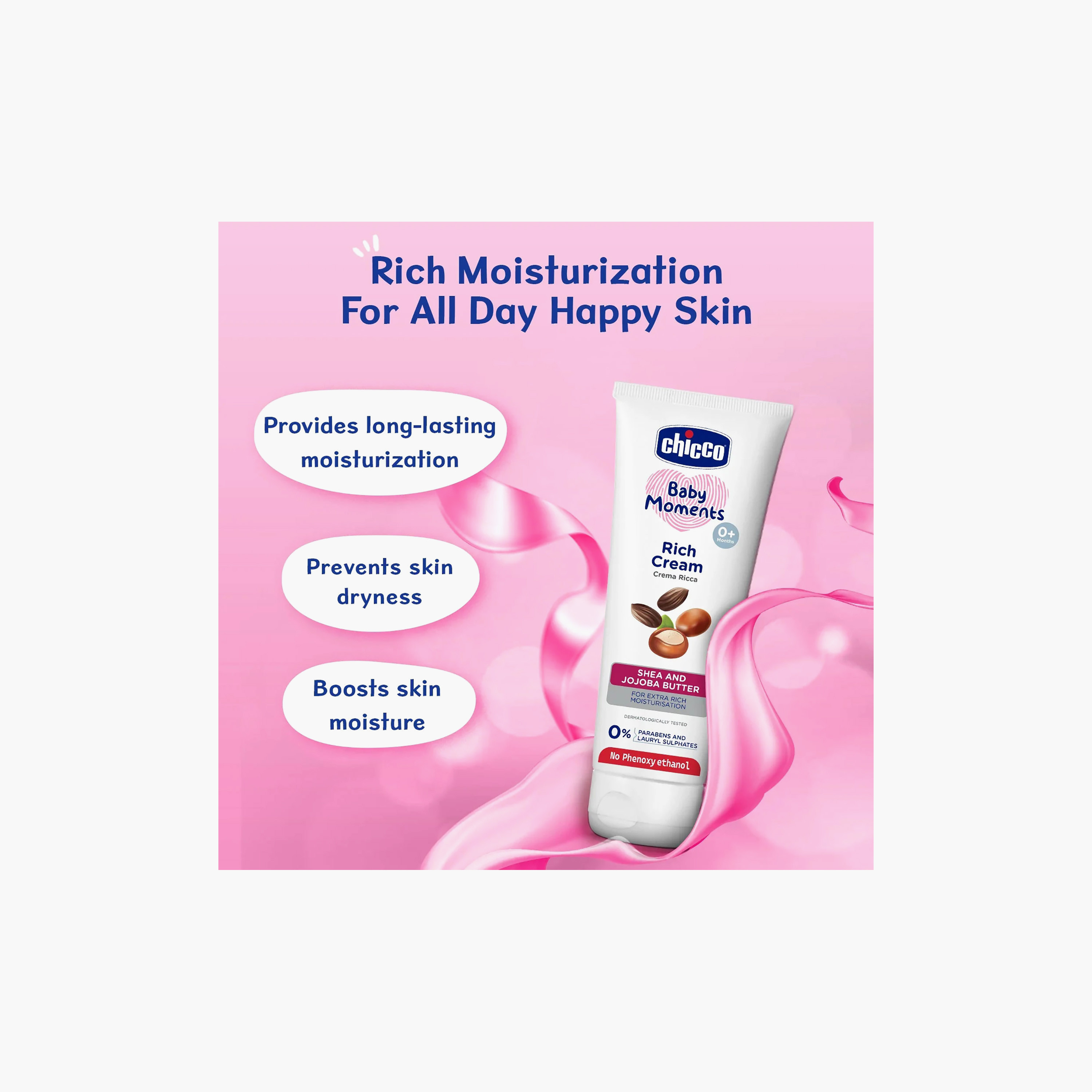 Chicco Baby Cream with Shea and Jojoba Butter, 100 ml-baby-bathandcare-hairbodyskincare-lotionsandcreams-image-4